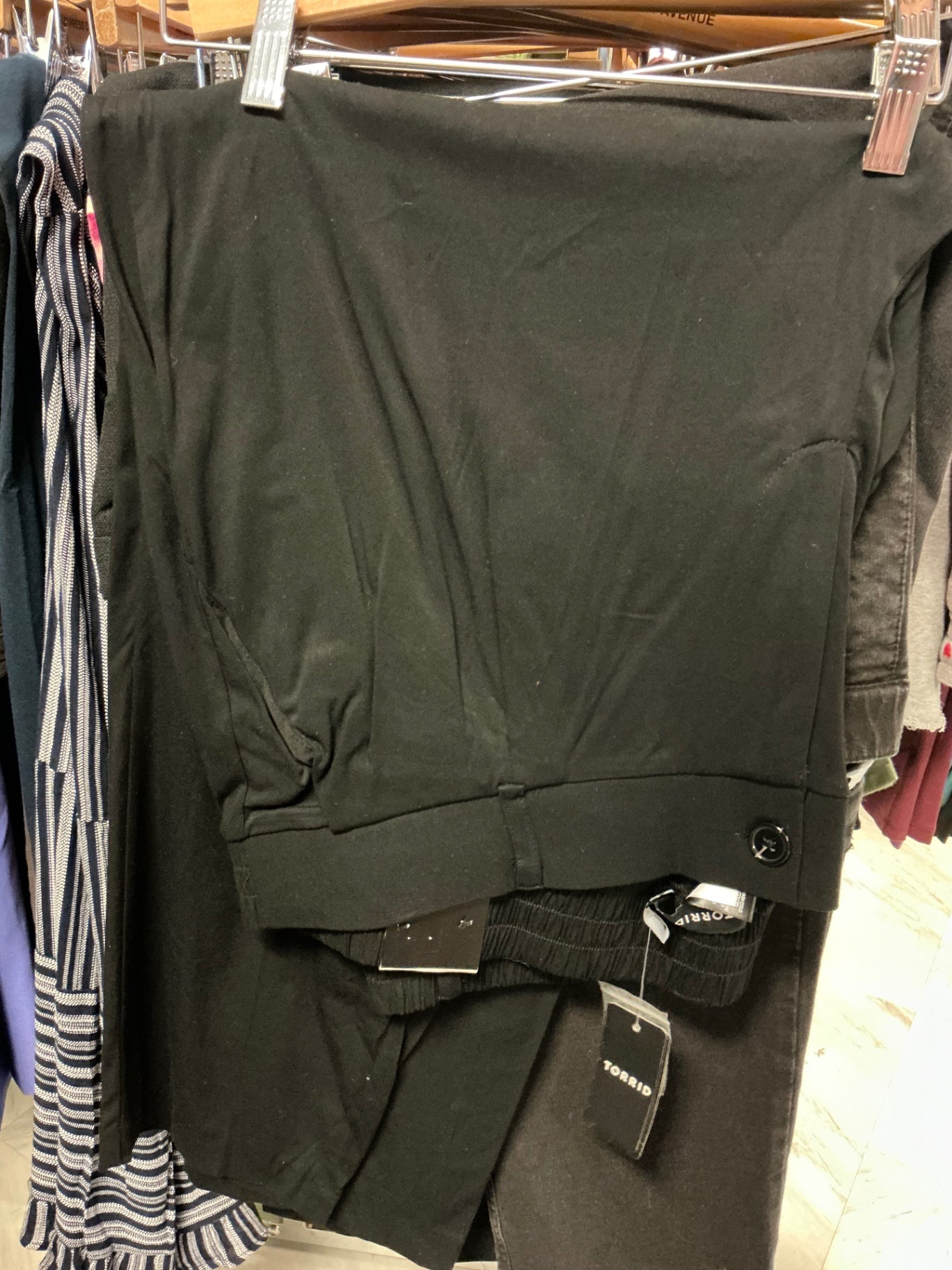 Torrid Slacks 22 Black NWT
