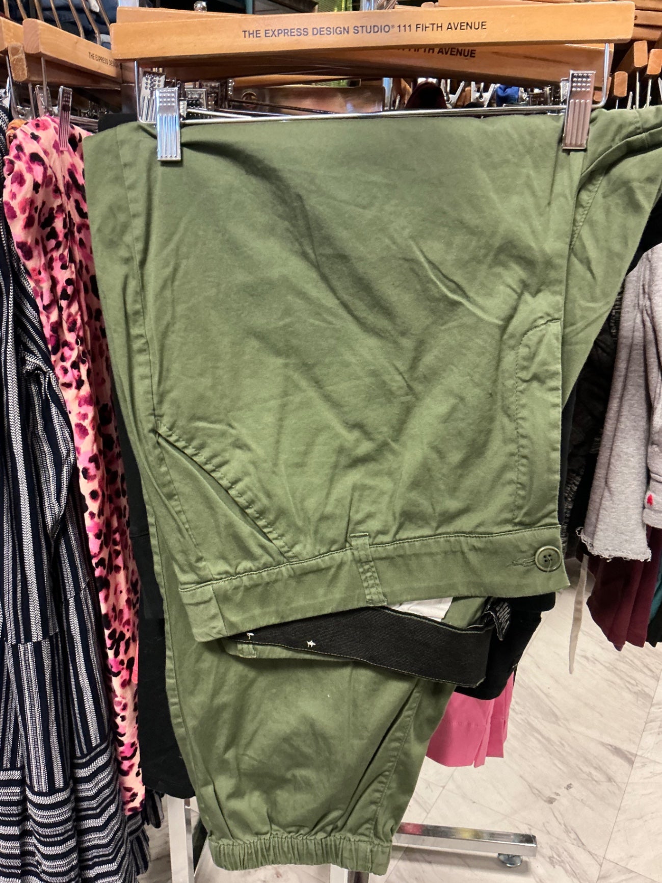 Lane Bryant Pant 22 Olive Green NWOT