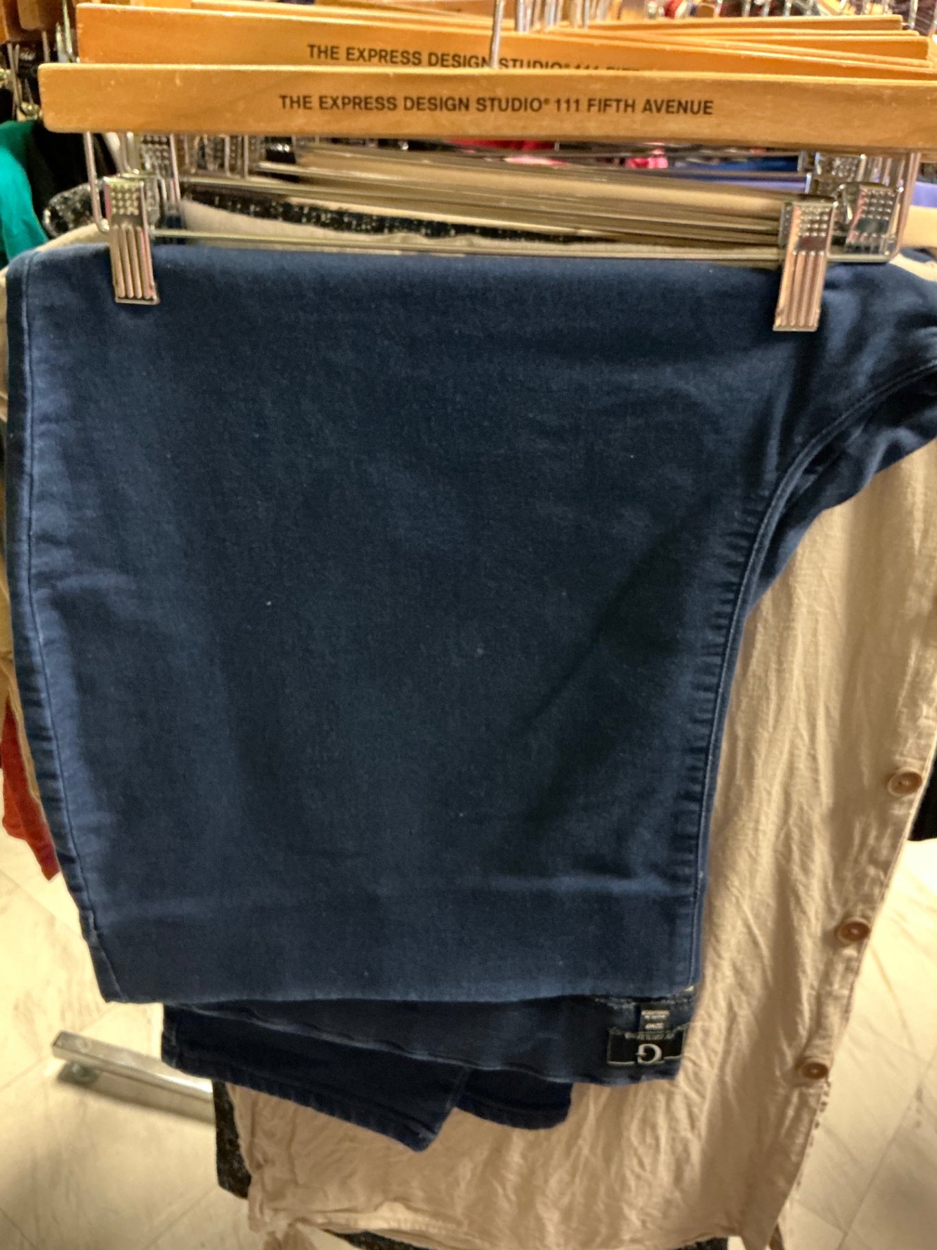G by Giuliana Stretch Pant 32WP Navy Blue