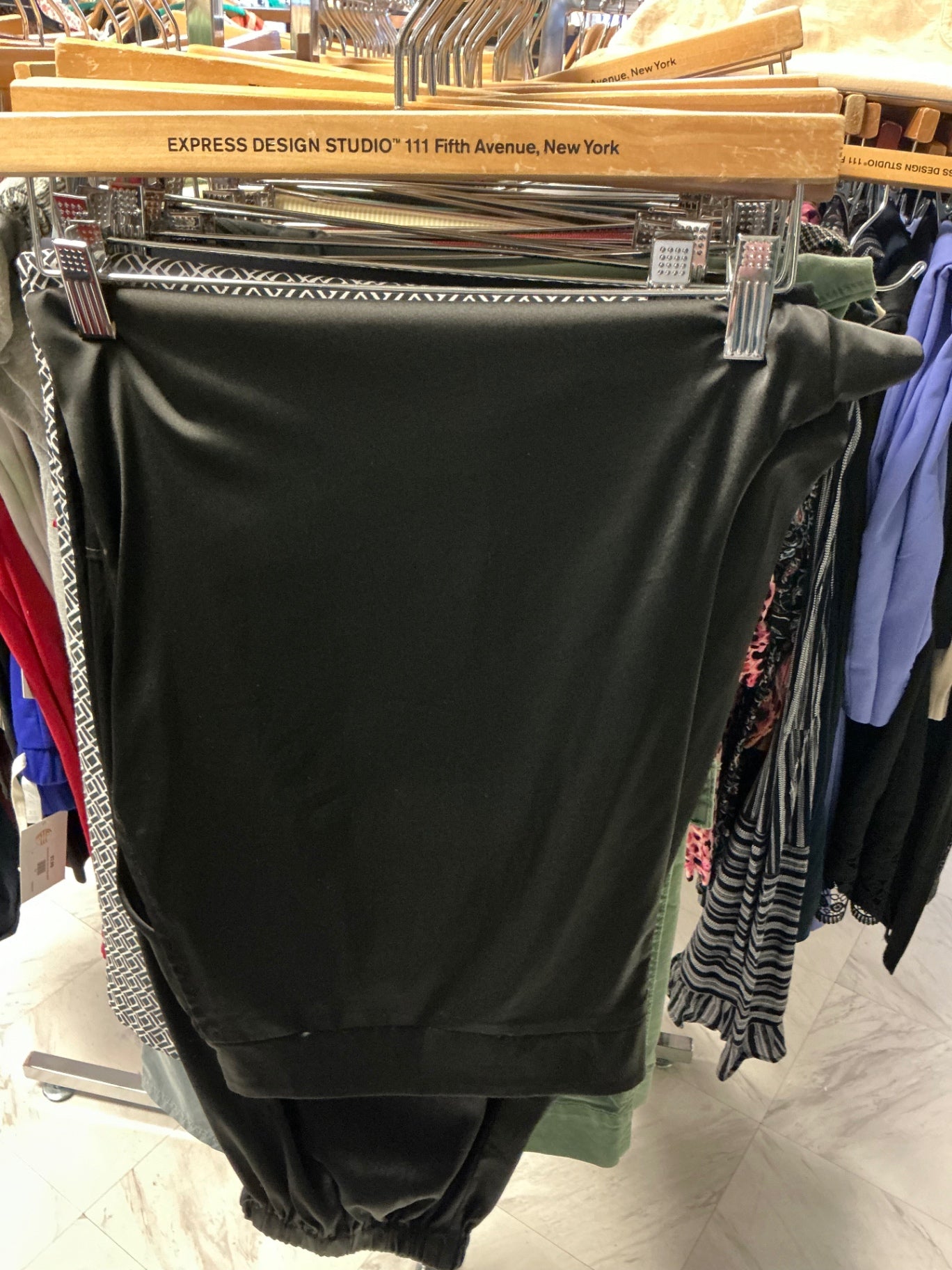 Cotton Bleu Pant 2X Black