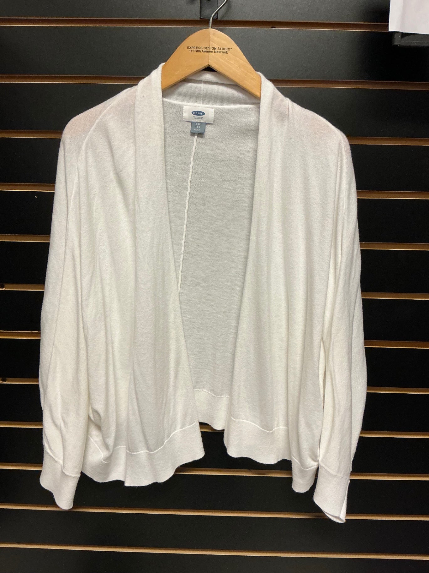 Old Navy Cardigan XXL White