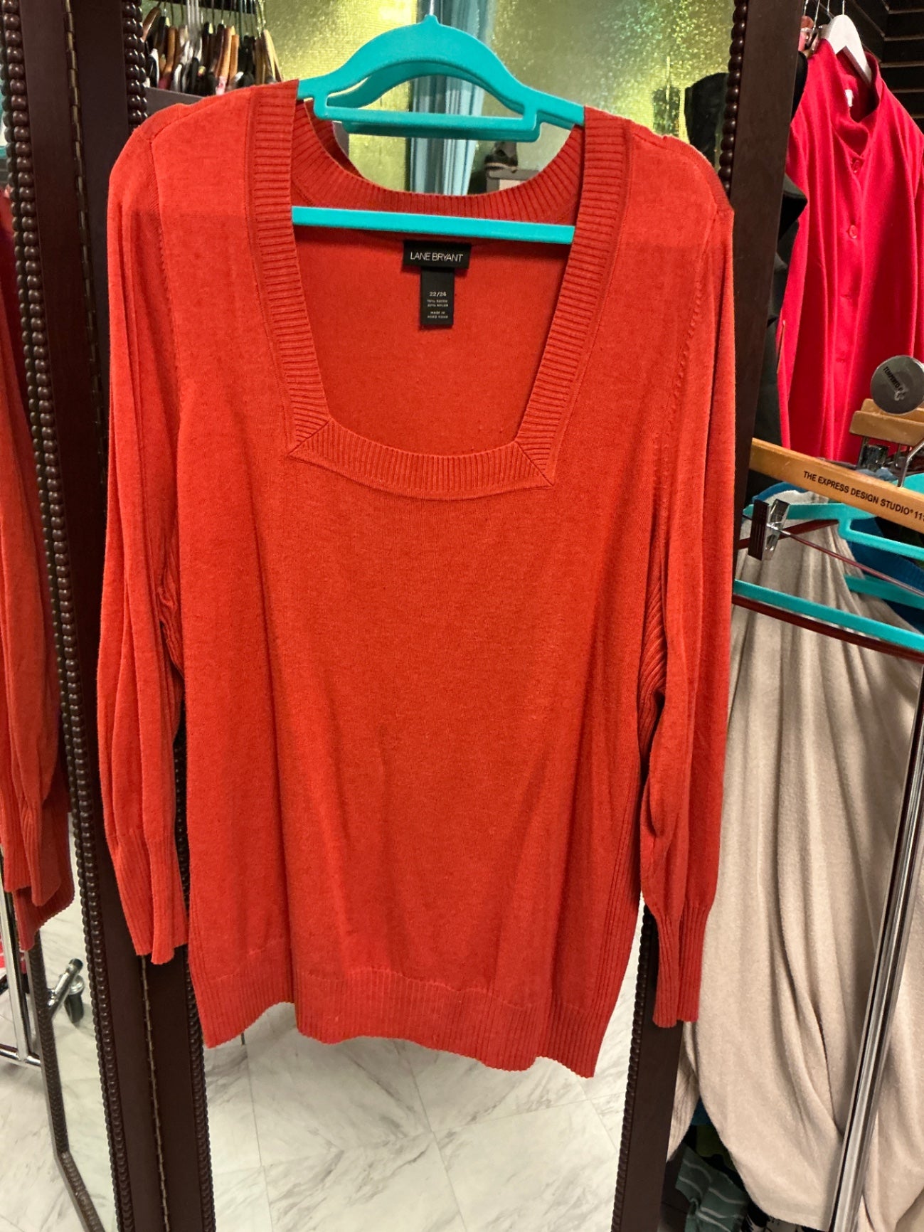 Lane Bryant Sweater 22/24 Orange