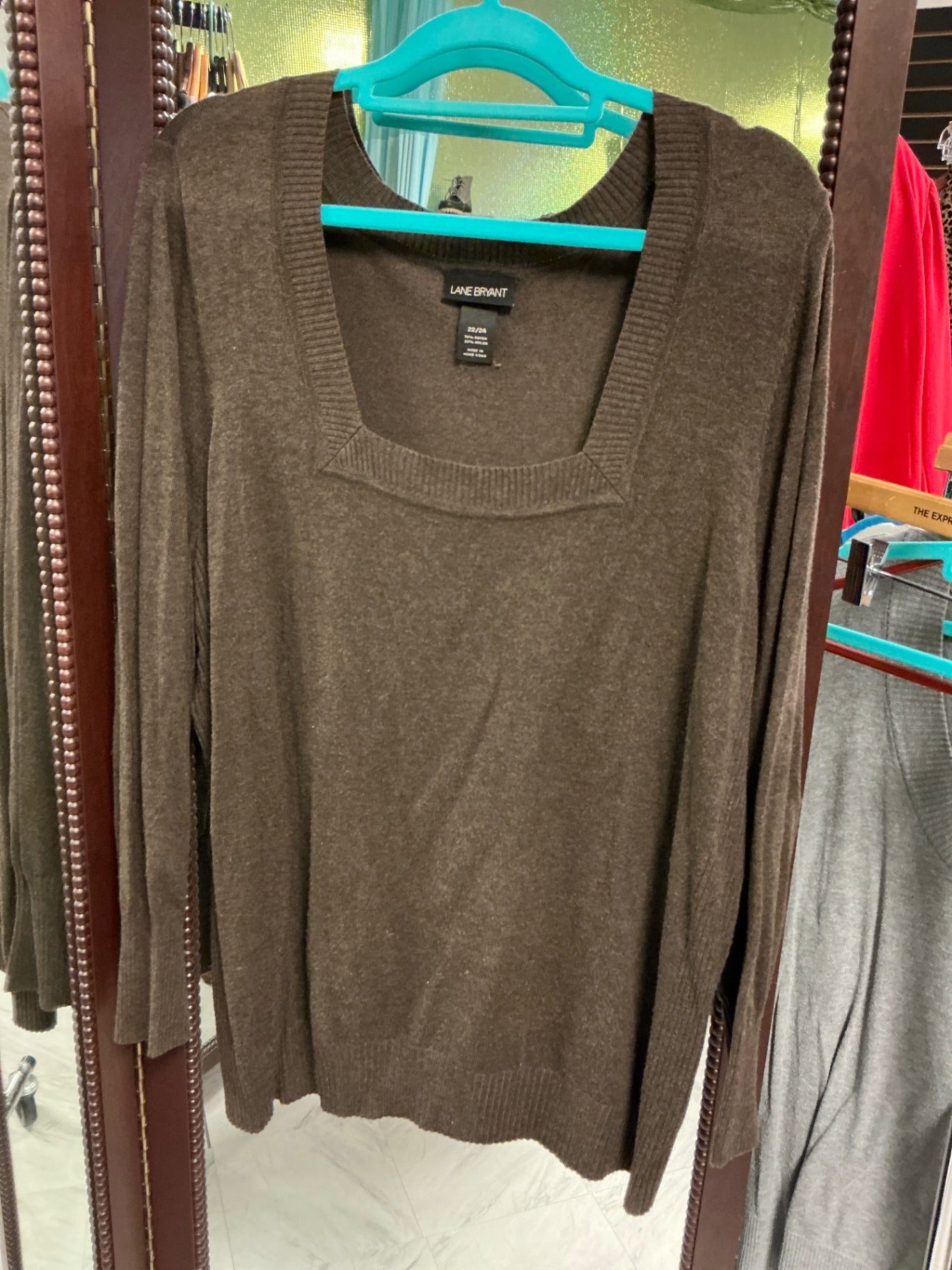Lane Bryant Sweater 22/24 Brown