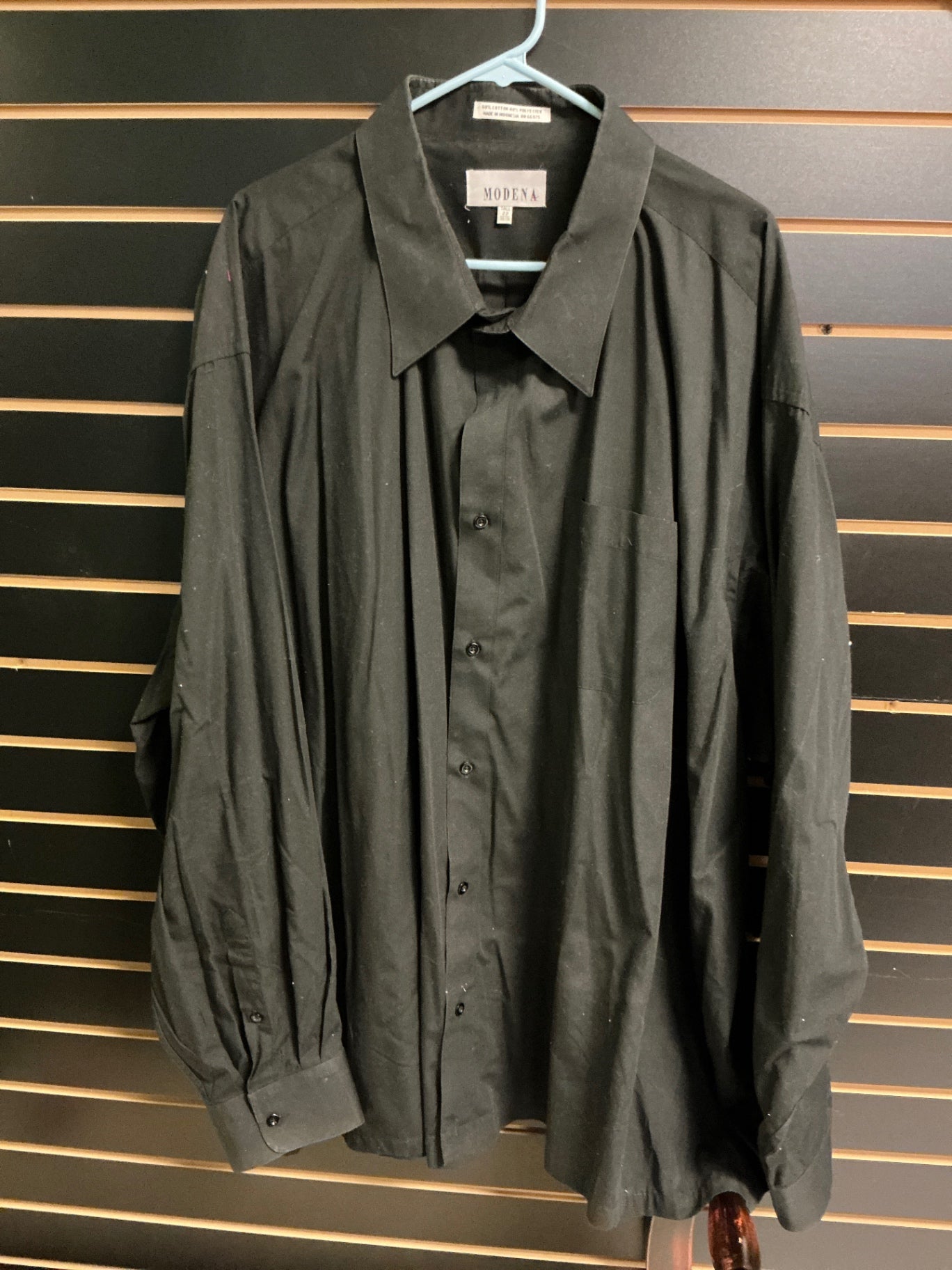 Modena Dress Shirt 22T 38/39 Black