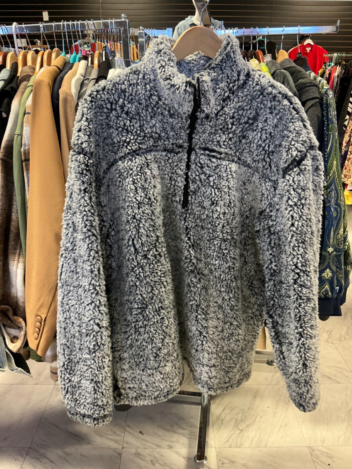 Gioberti Fleece Jacket XL Grey