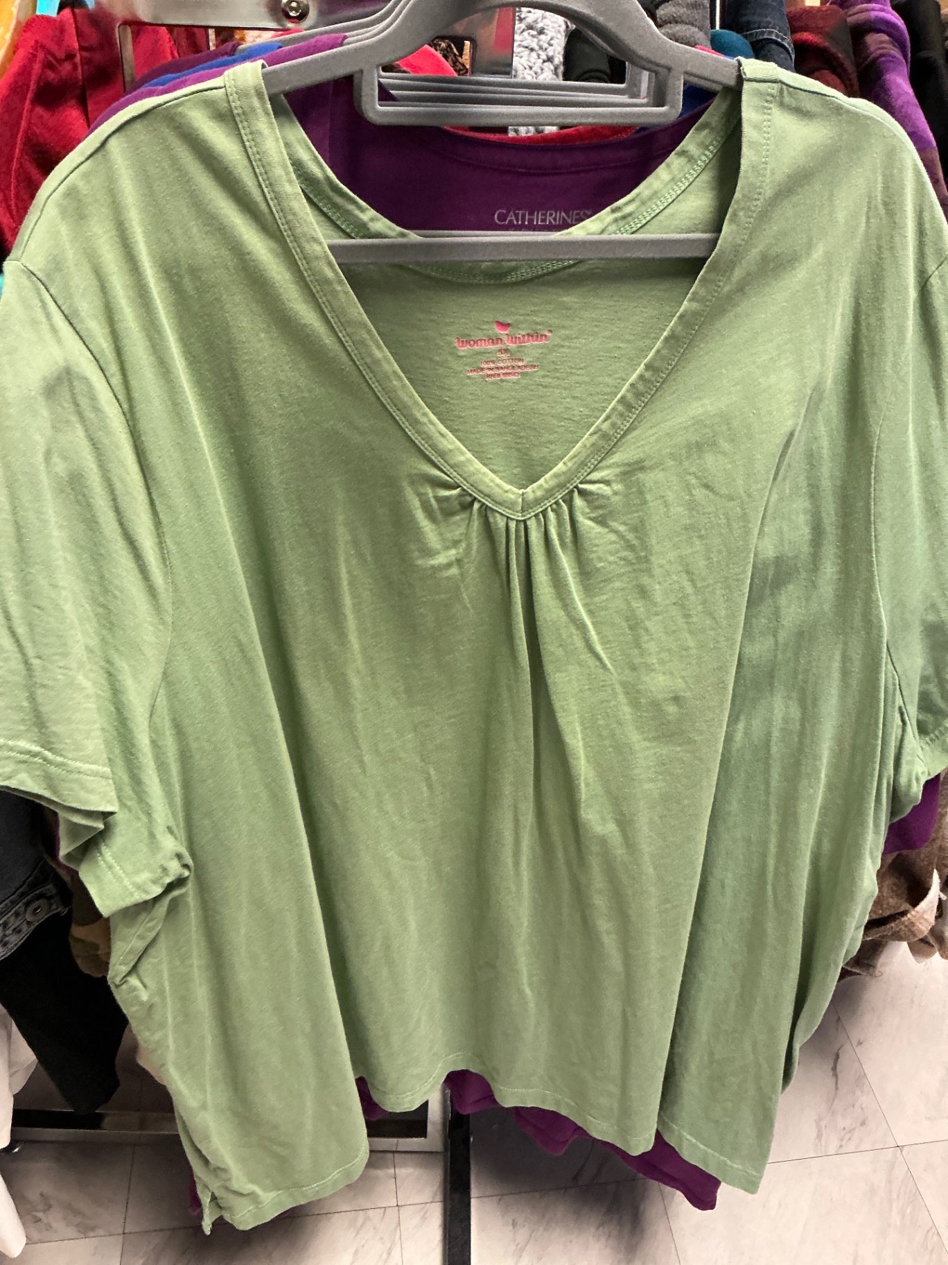 Catherine's T-Shirt 5X Green