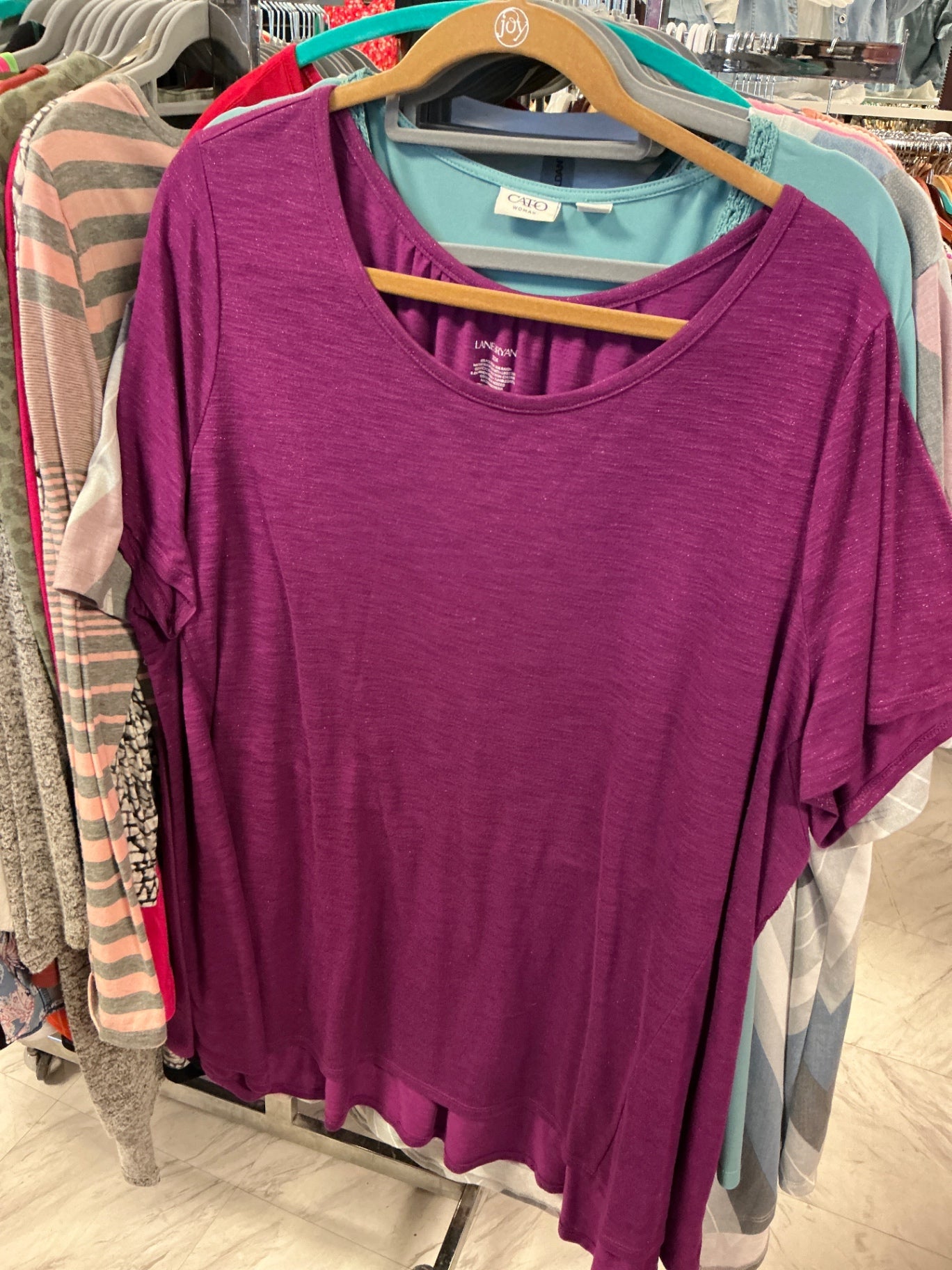 Lane Bryant T-Shirt 22/24 Purple