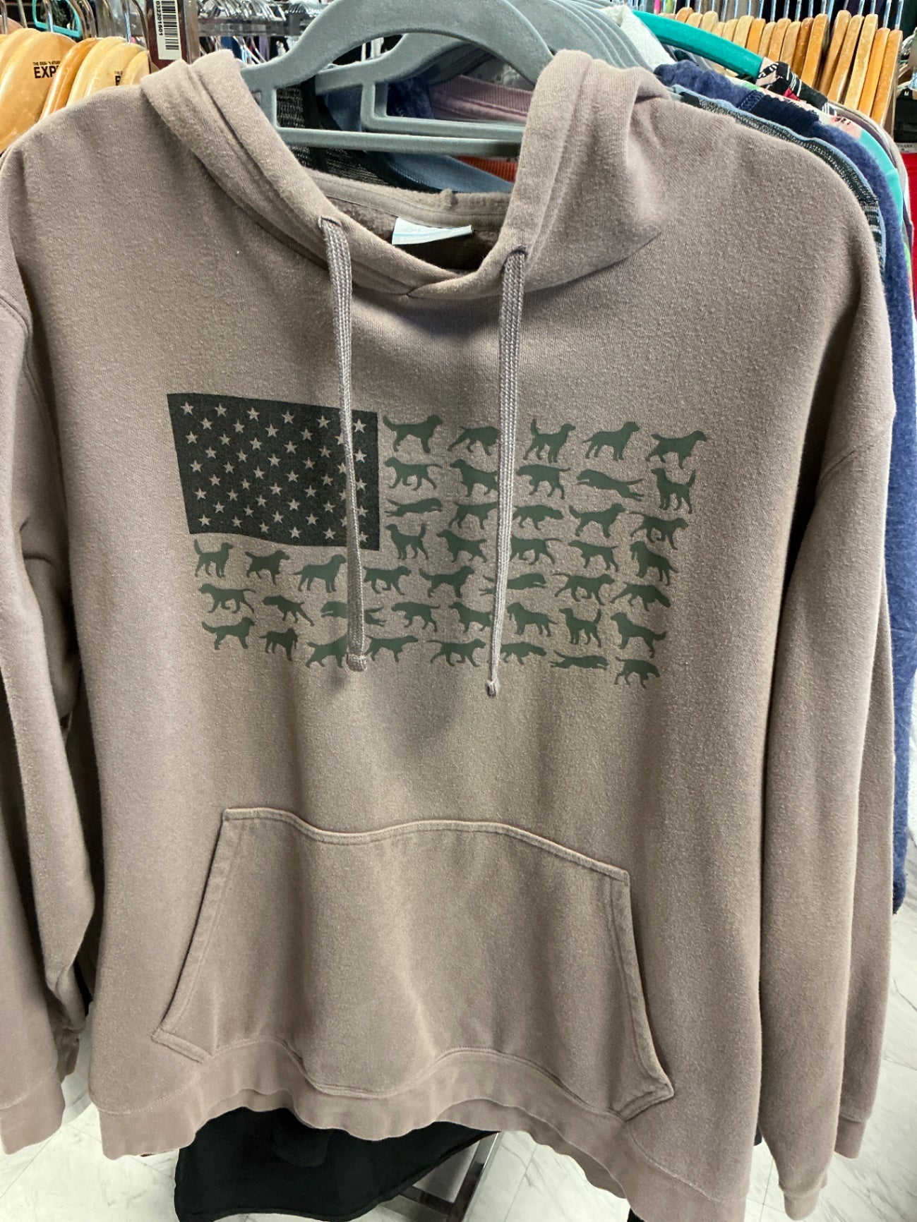 Columbia Hoodie XXL Brown