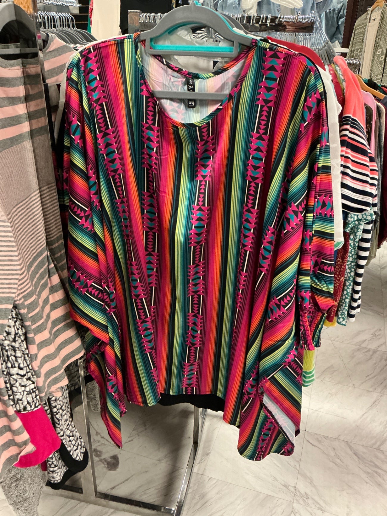 TWO2FLY Tunic 3X Multicolor