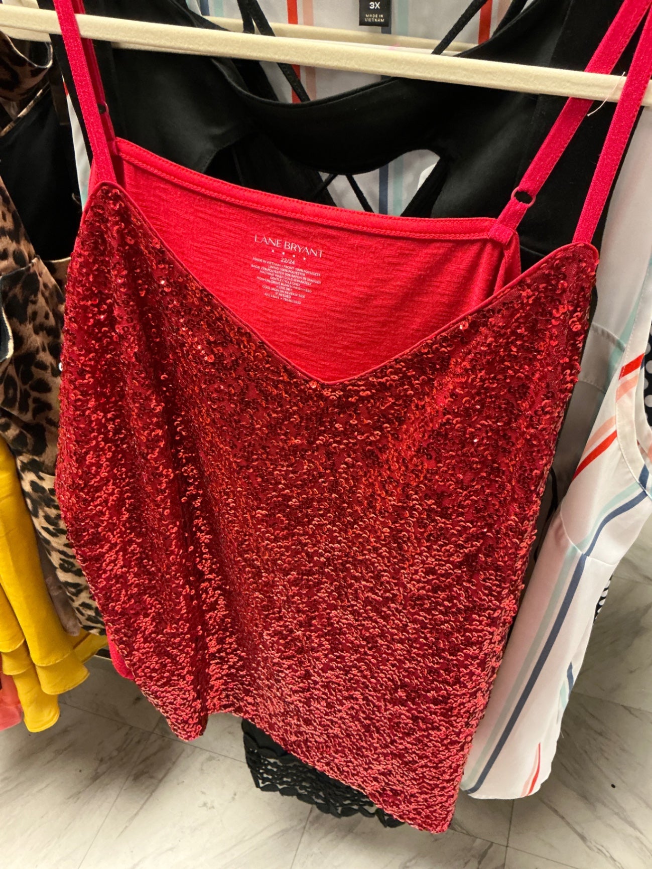 Lane Bryant Tank Top 22/24 Red