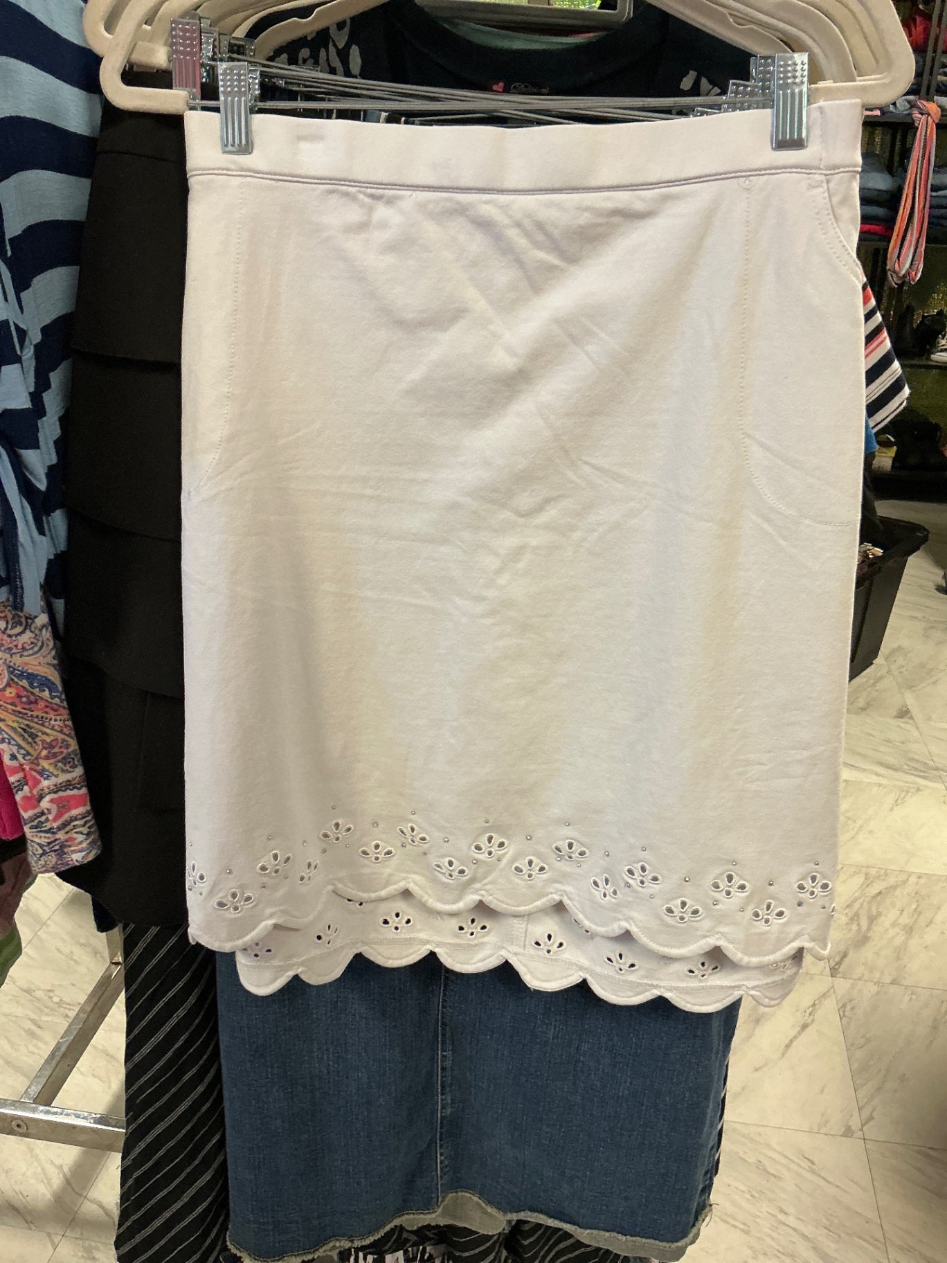 Dream Jeannes Skirt XL White