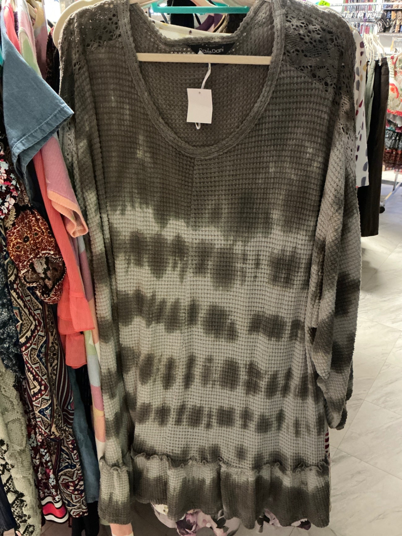 Davi & Dani Sweater 3X Green NWT