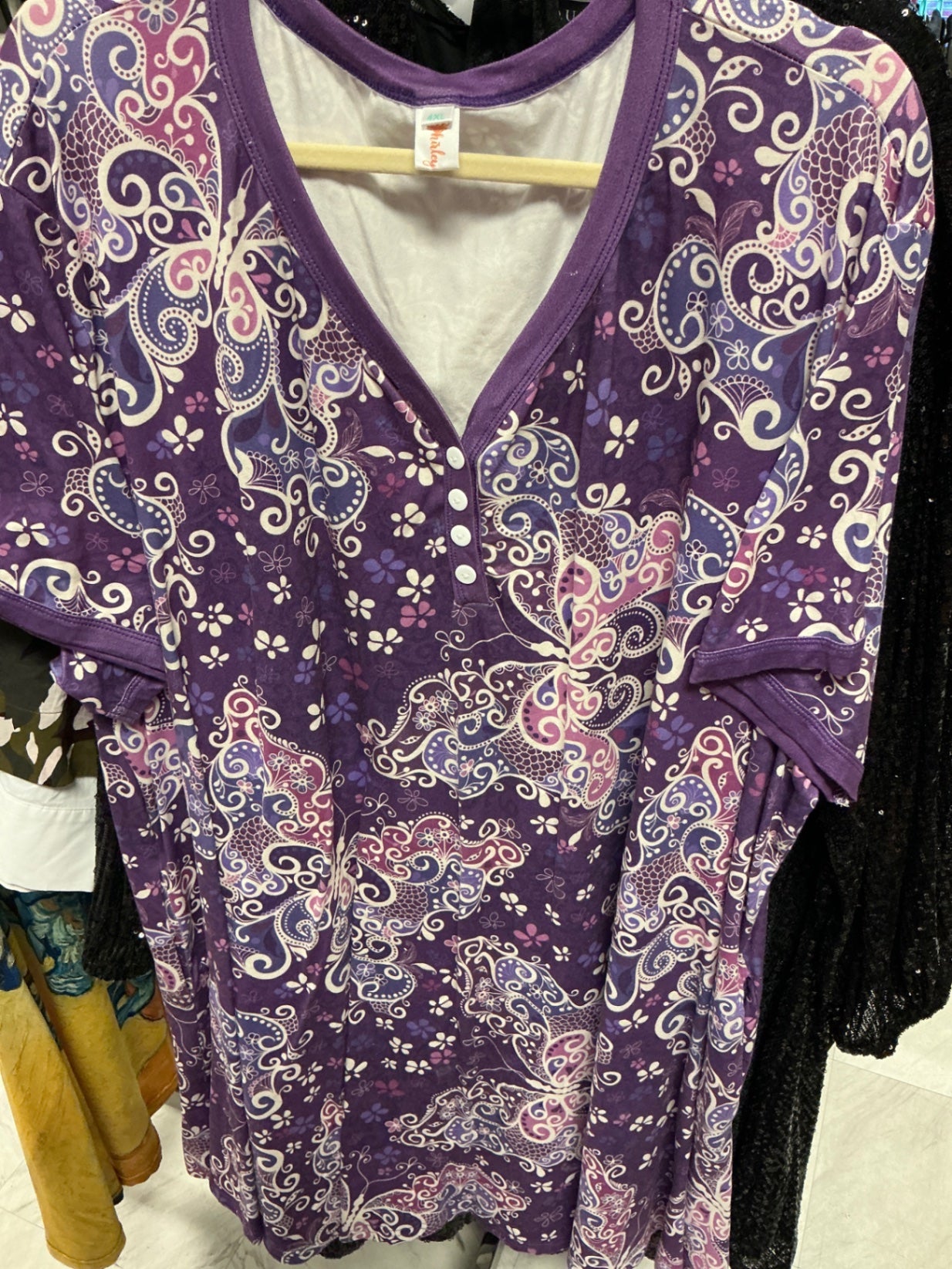 Shirley & Stone Dress 4XL Purple