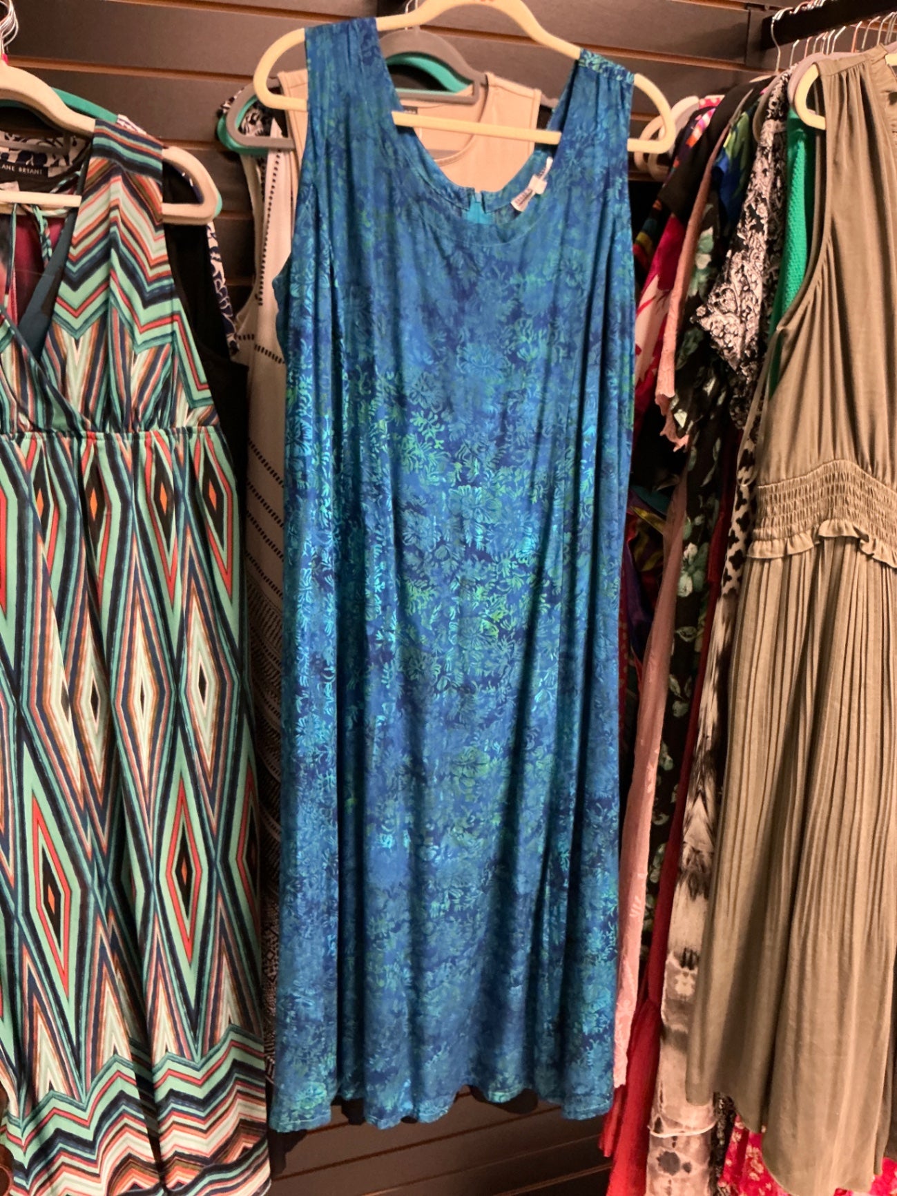 Eagle Ray Traders Sleeveless Dress XXXL Blue