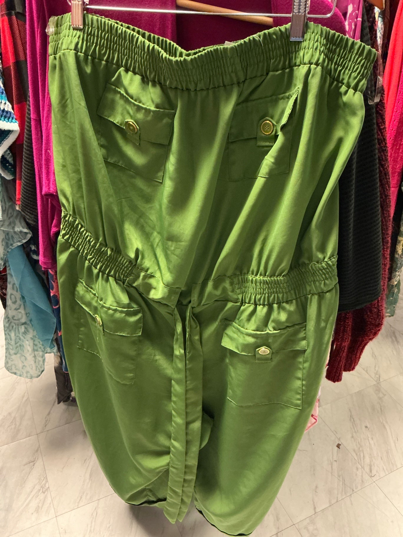Toxik3 Strapless Romper Green