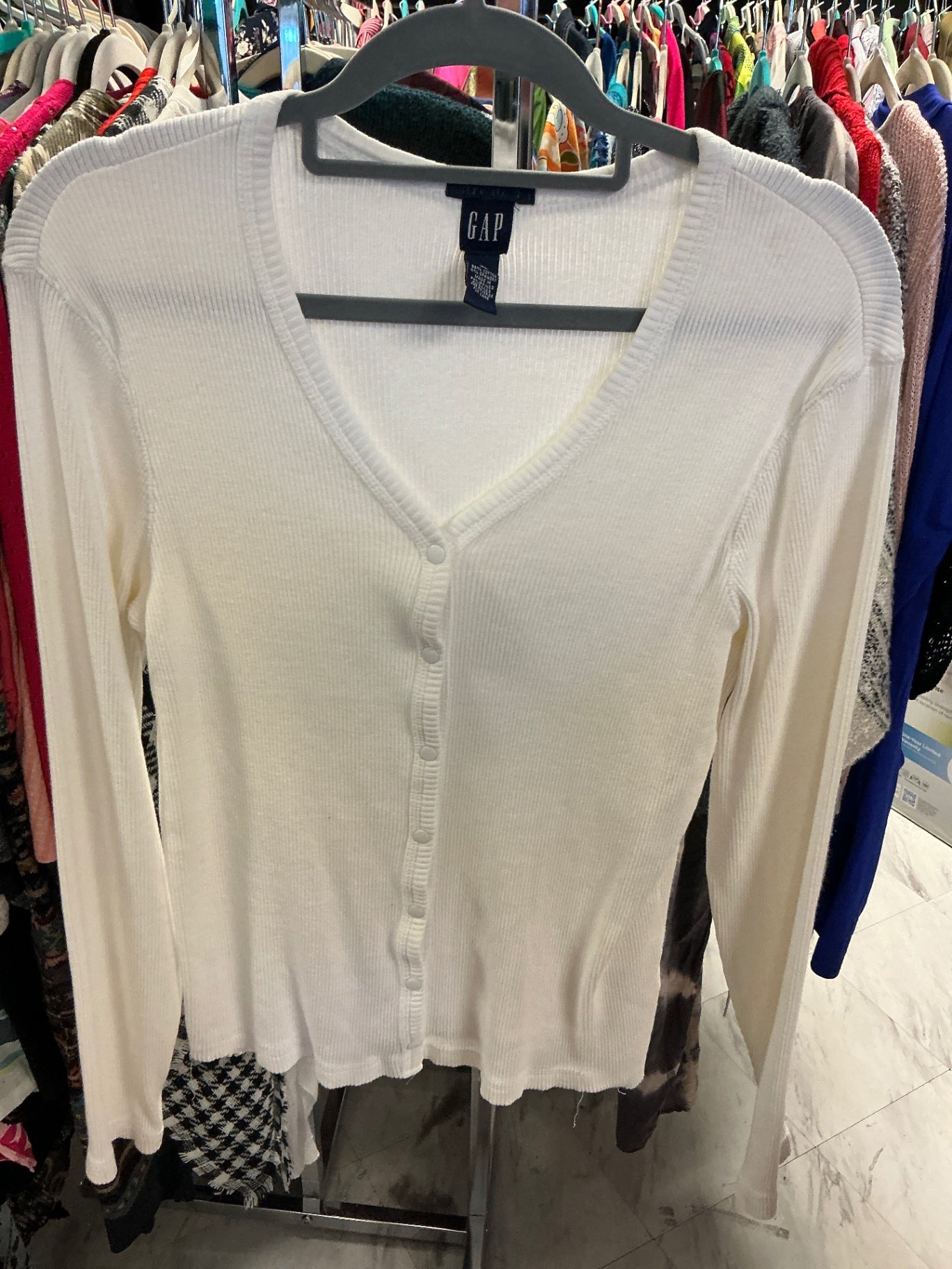 GAP Cardigan XL White