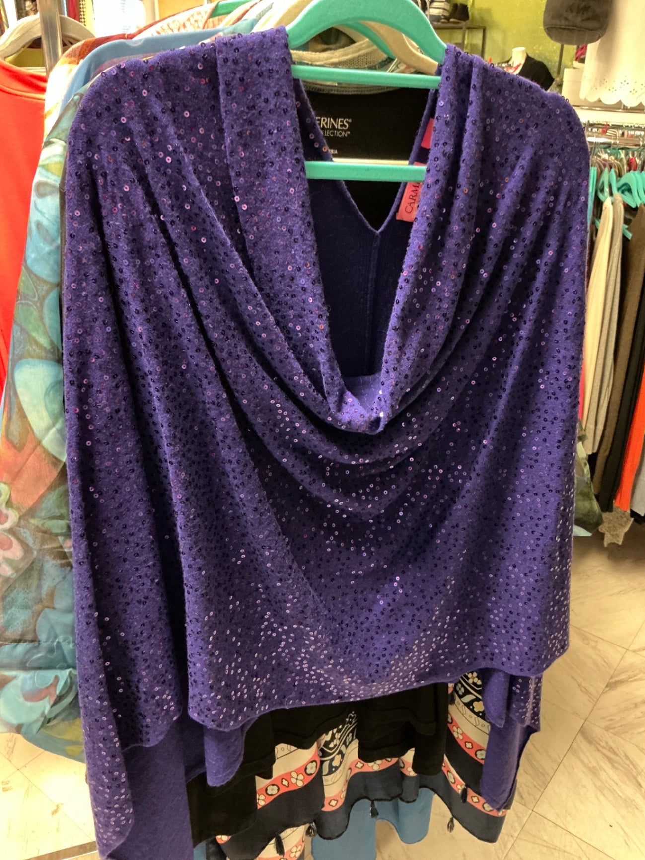Catherine's Poncho XL Purple
