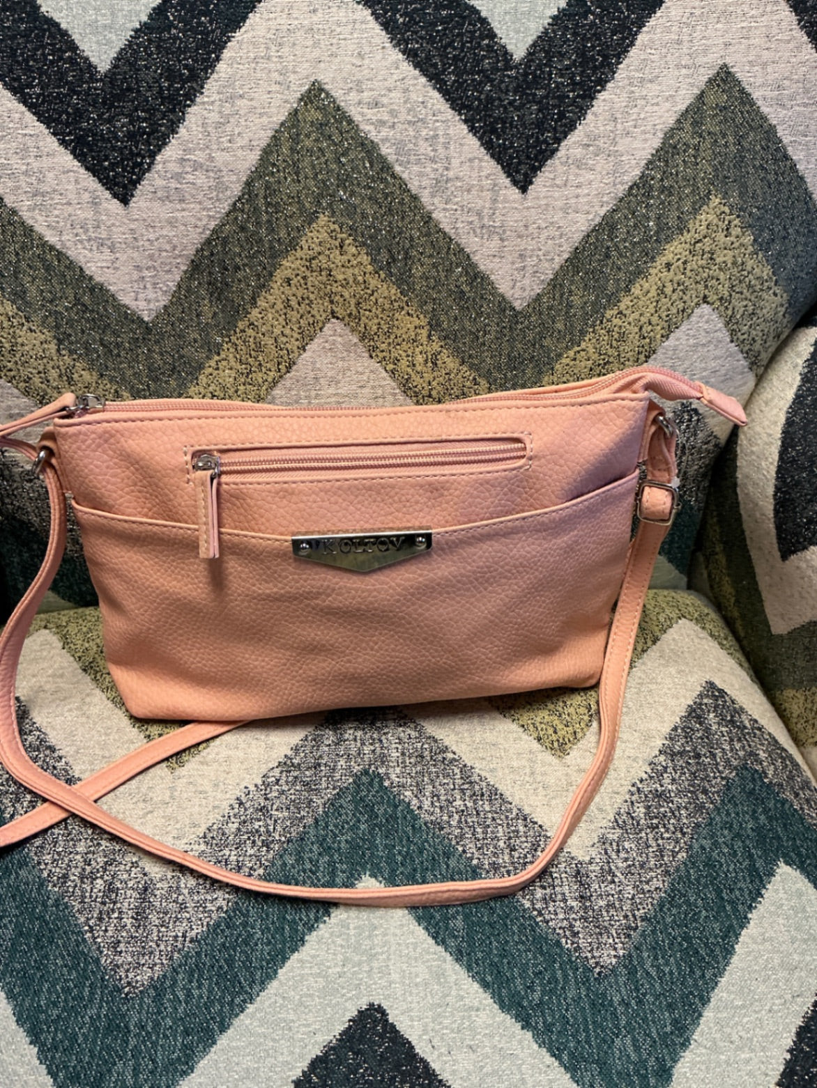 KOLTOV Crossbody Bag Peach
