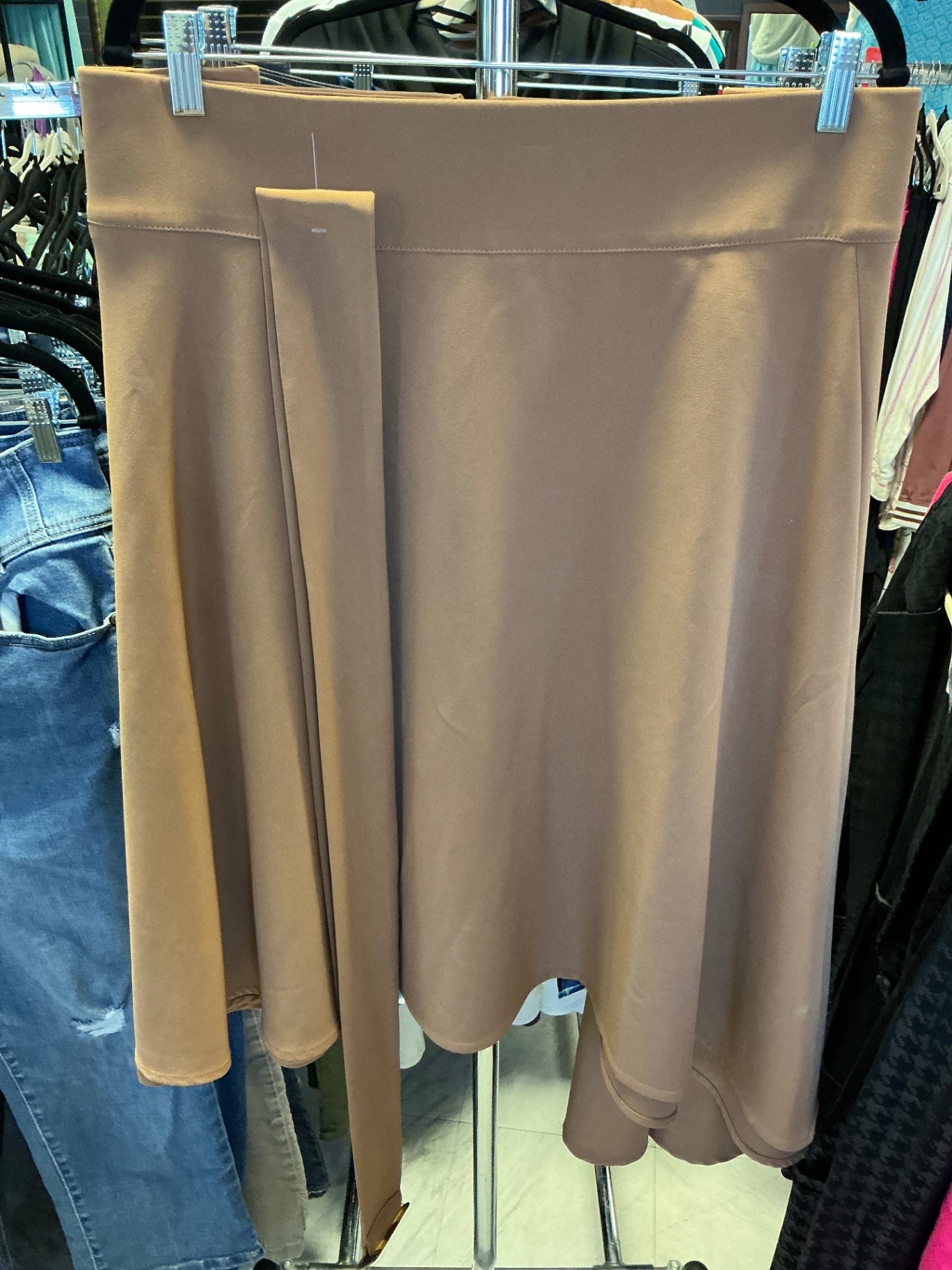 Lane Bryant Skirt 28 Brown