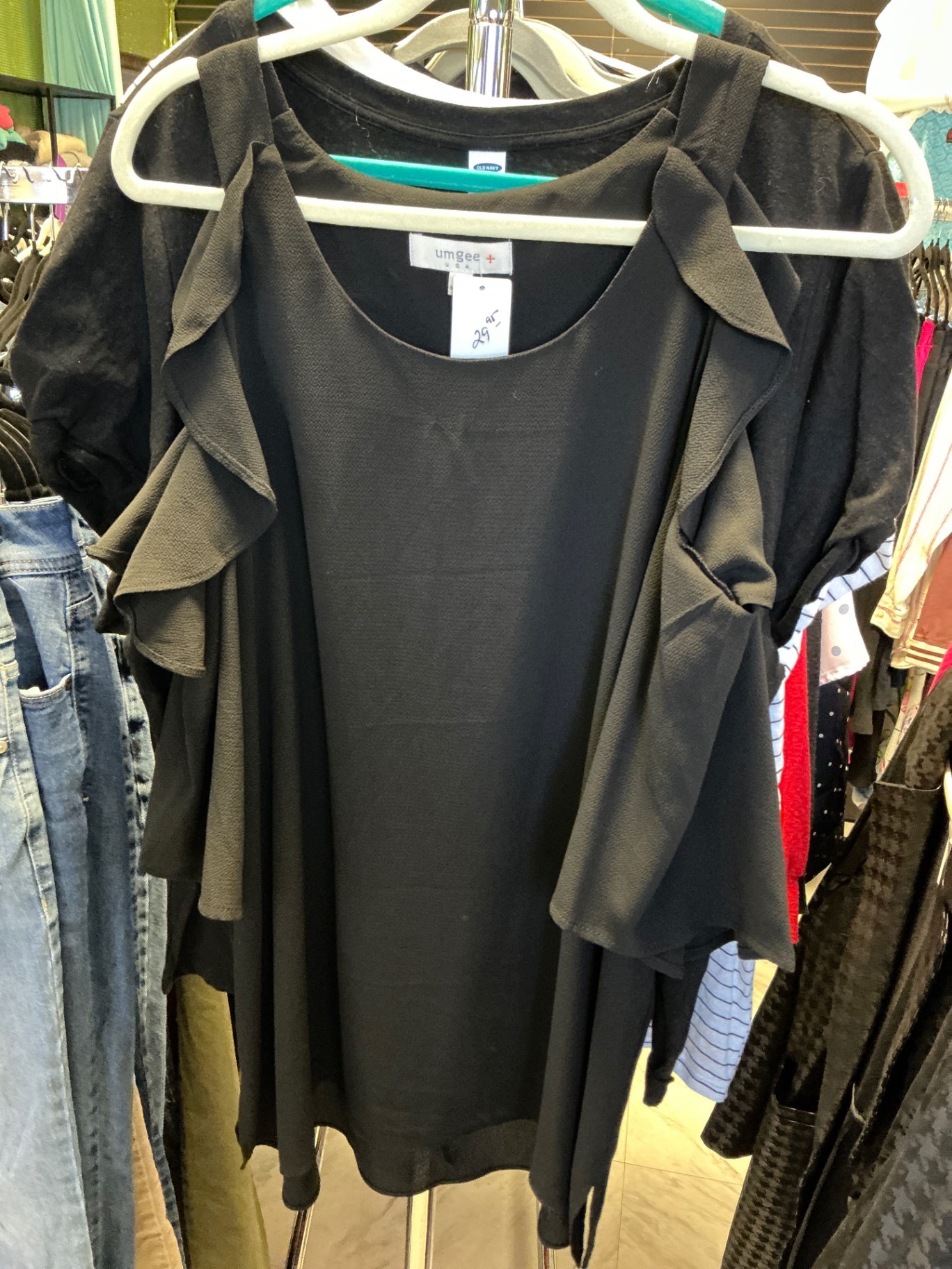 Umgee Top 1XL Black NWT