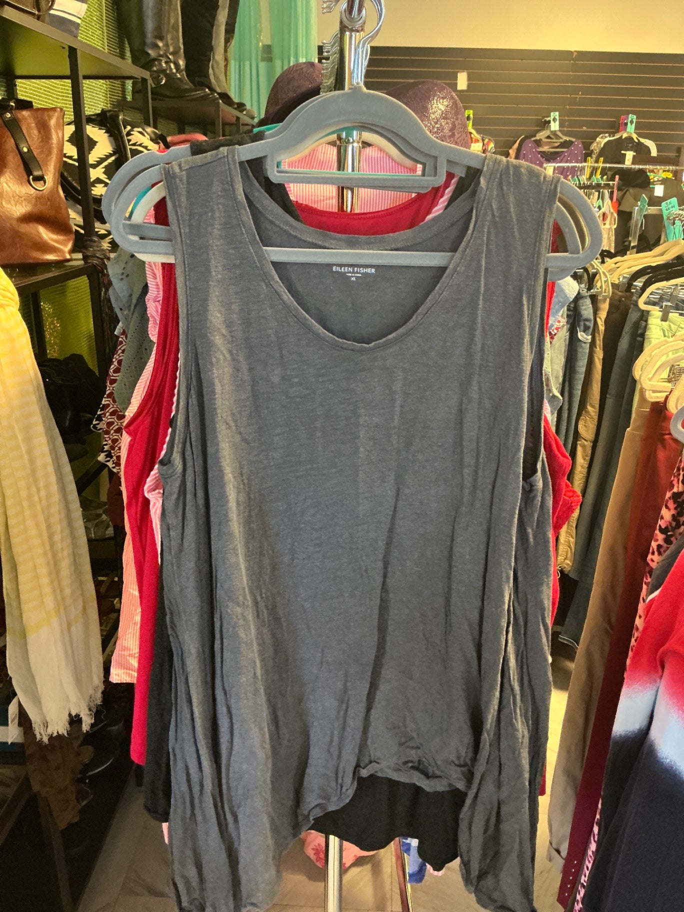Eileen Fisher Tank Top XL Gray