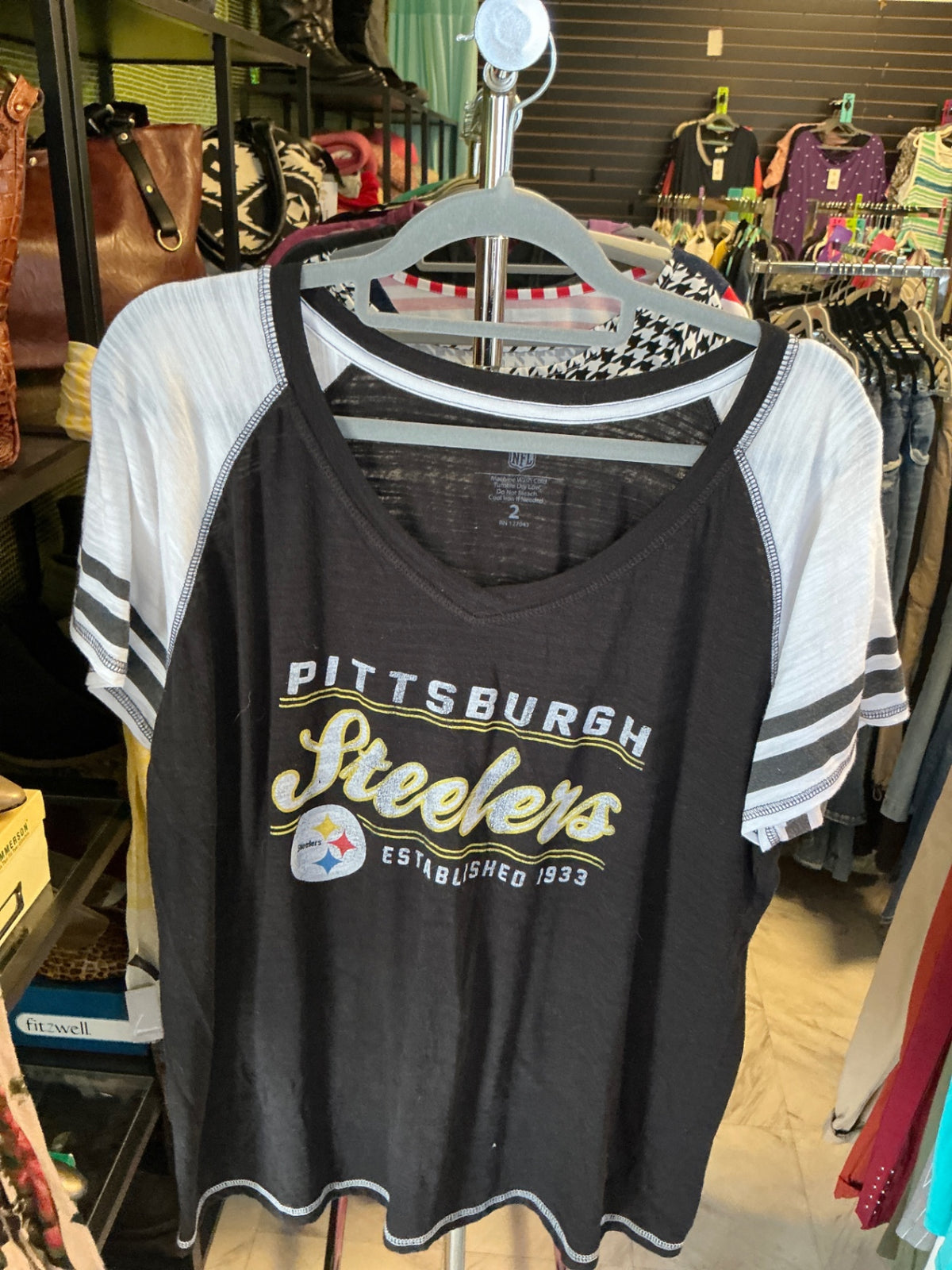 NFL T-Shirt 2 Black and White