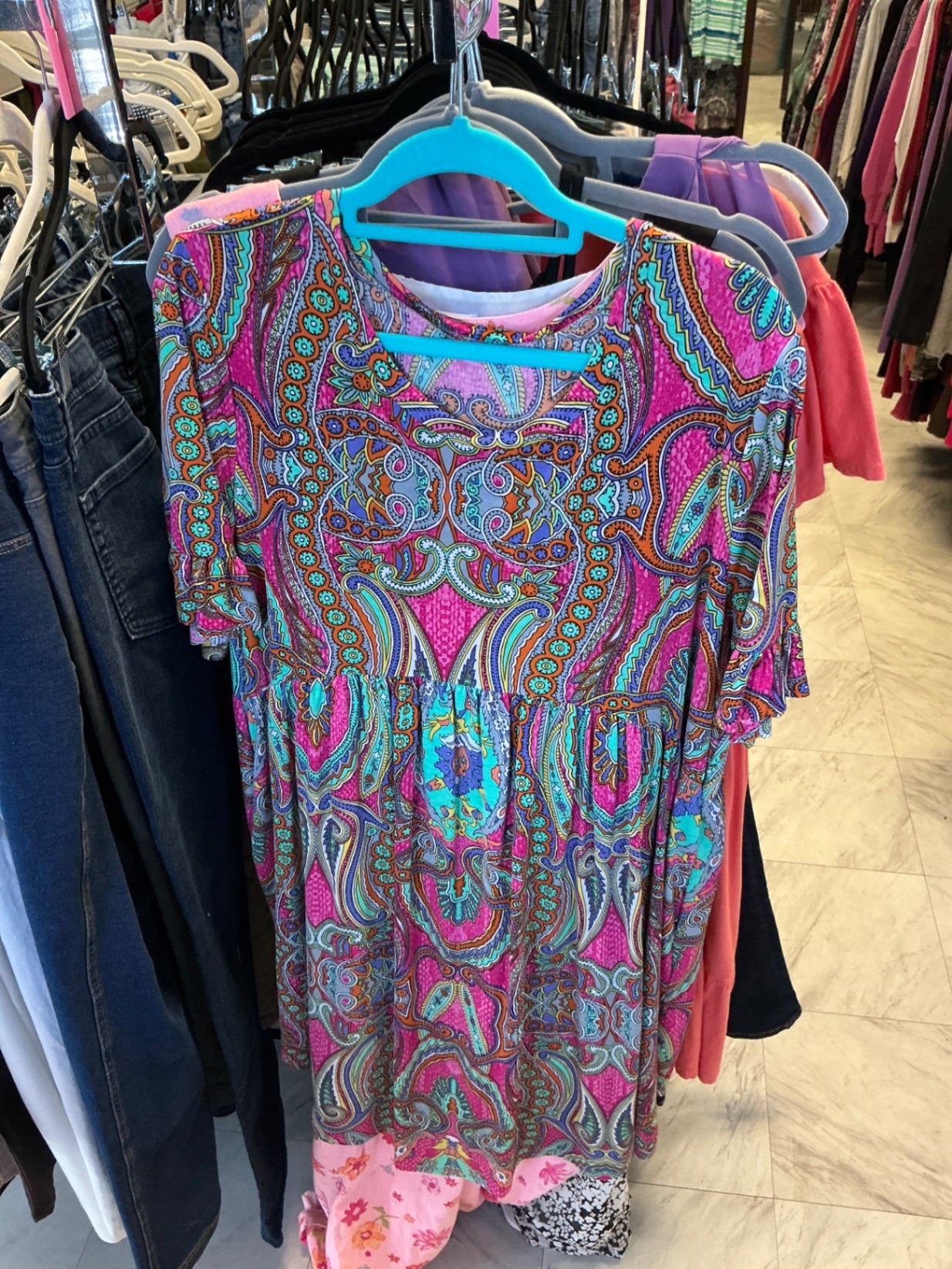 Dress Multicolor 2X