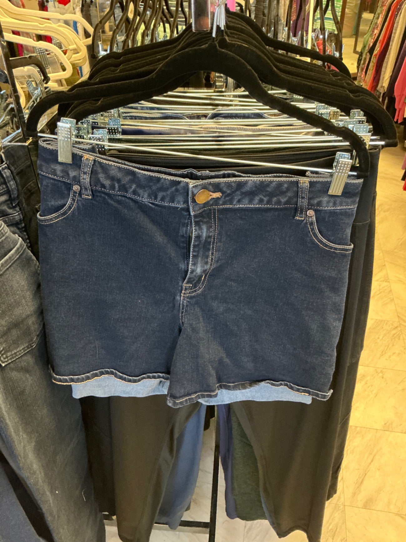 Lane Bryant Shorts 20 Dark Blue