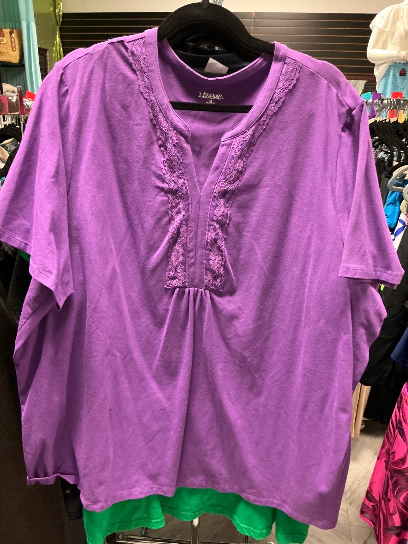 Liz&Me T-Shirt 3X Purple