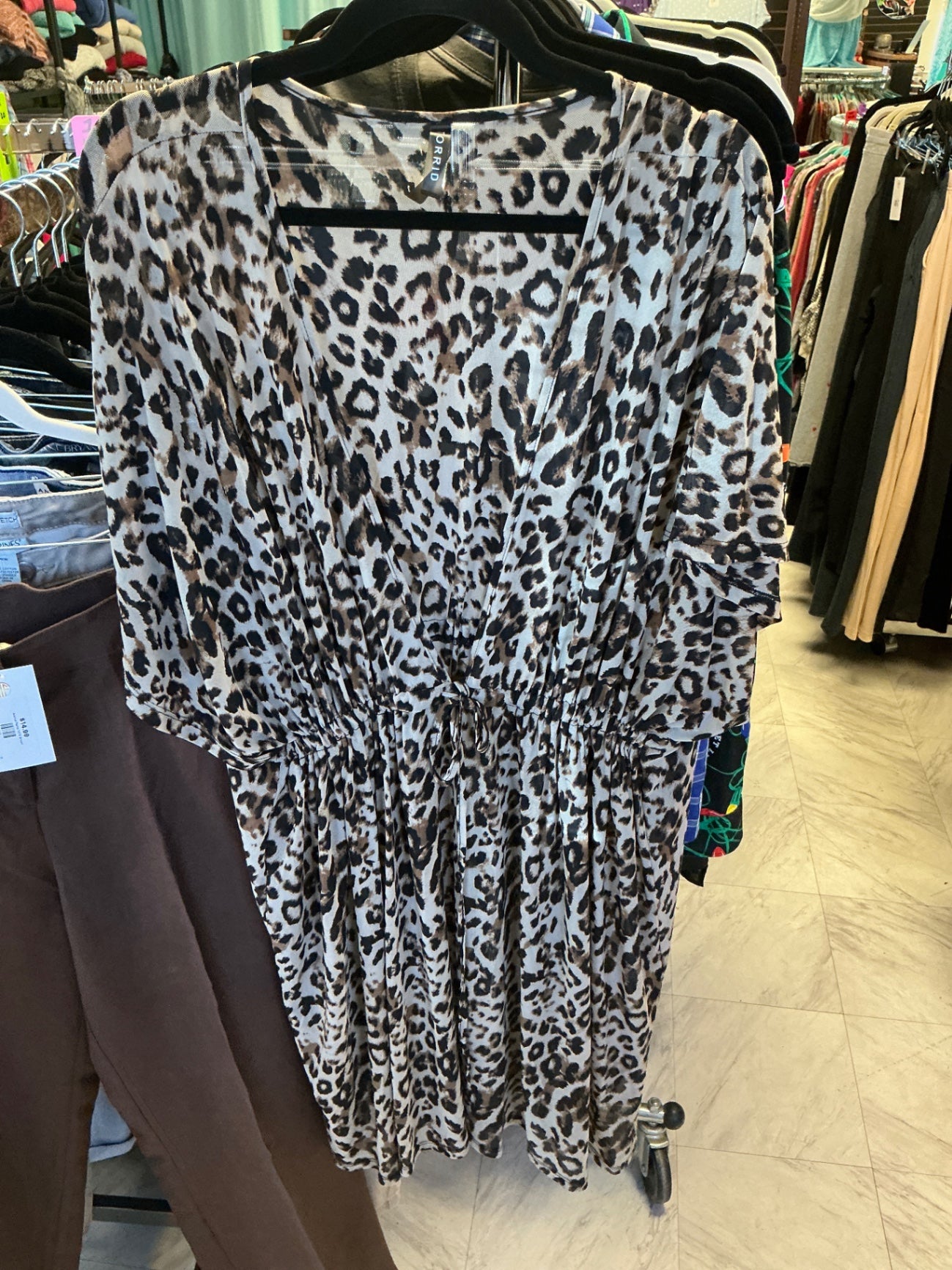 Torrid Swim Dress 3 Animal Print