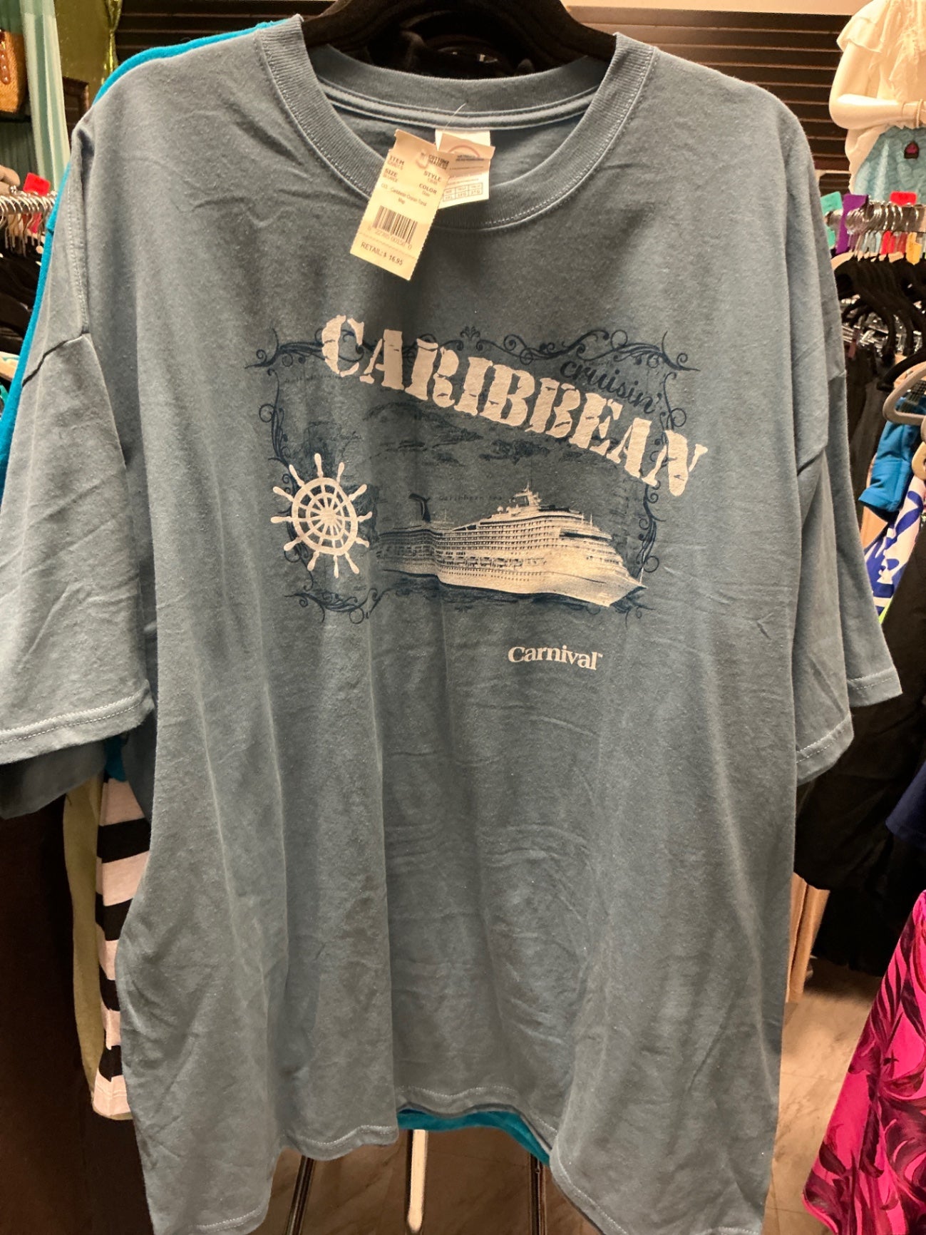 Delta T-Shirt 3XL Blue