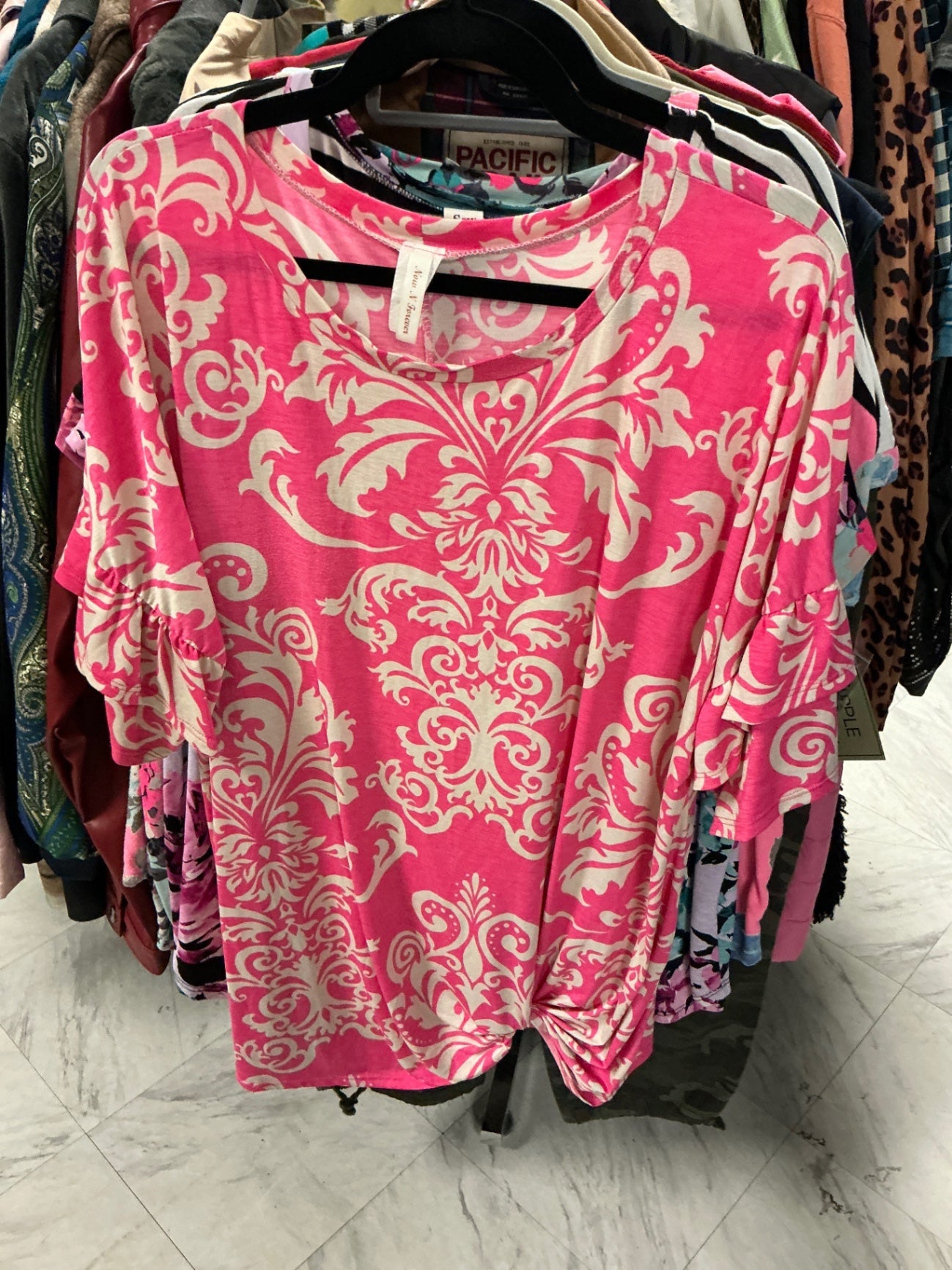 Now N Forever Blouse 3X Pink