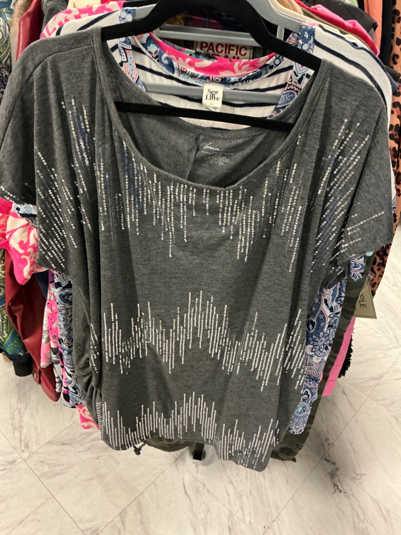 Lane Bryant T-Shirt 22/24 Gray