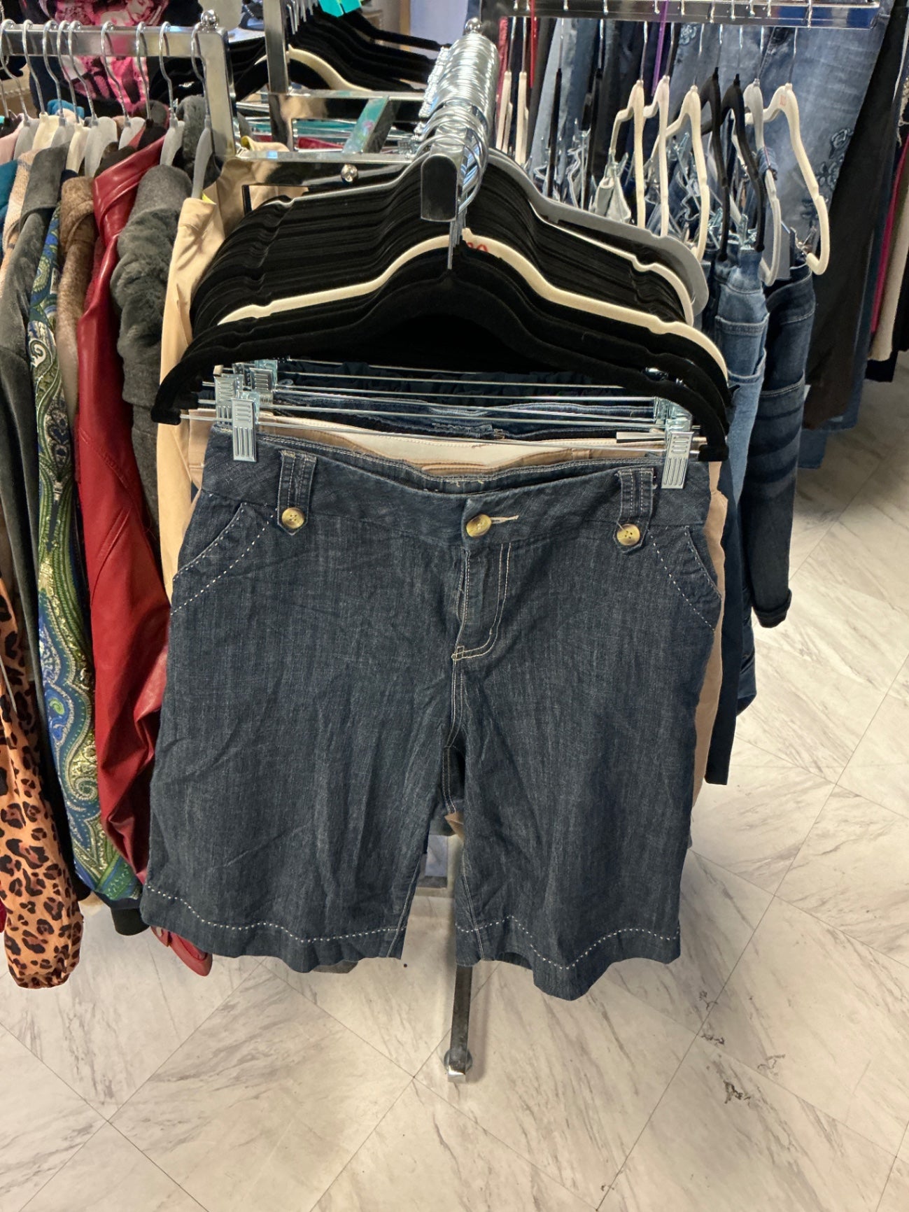 Lane Bryant Shorts 18 Denim Blue