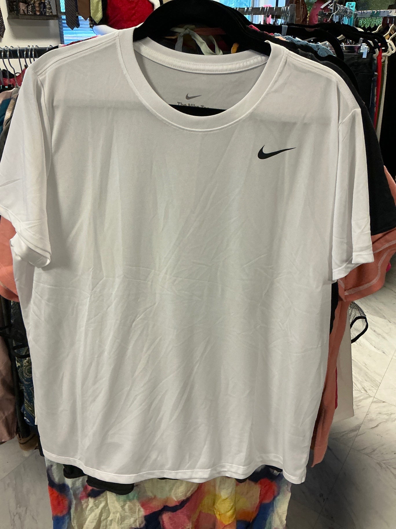 Nike Dri-Fit T-Shirt - White - 1X