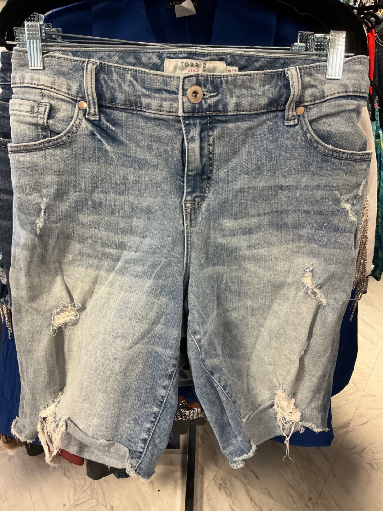 Torrid Denim Shorts - Light Blue - 20