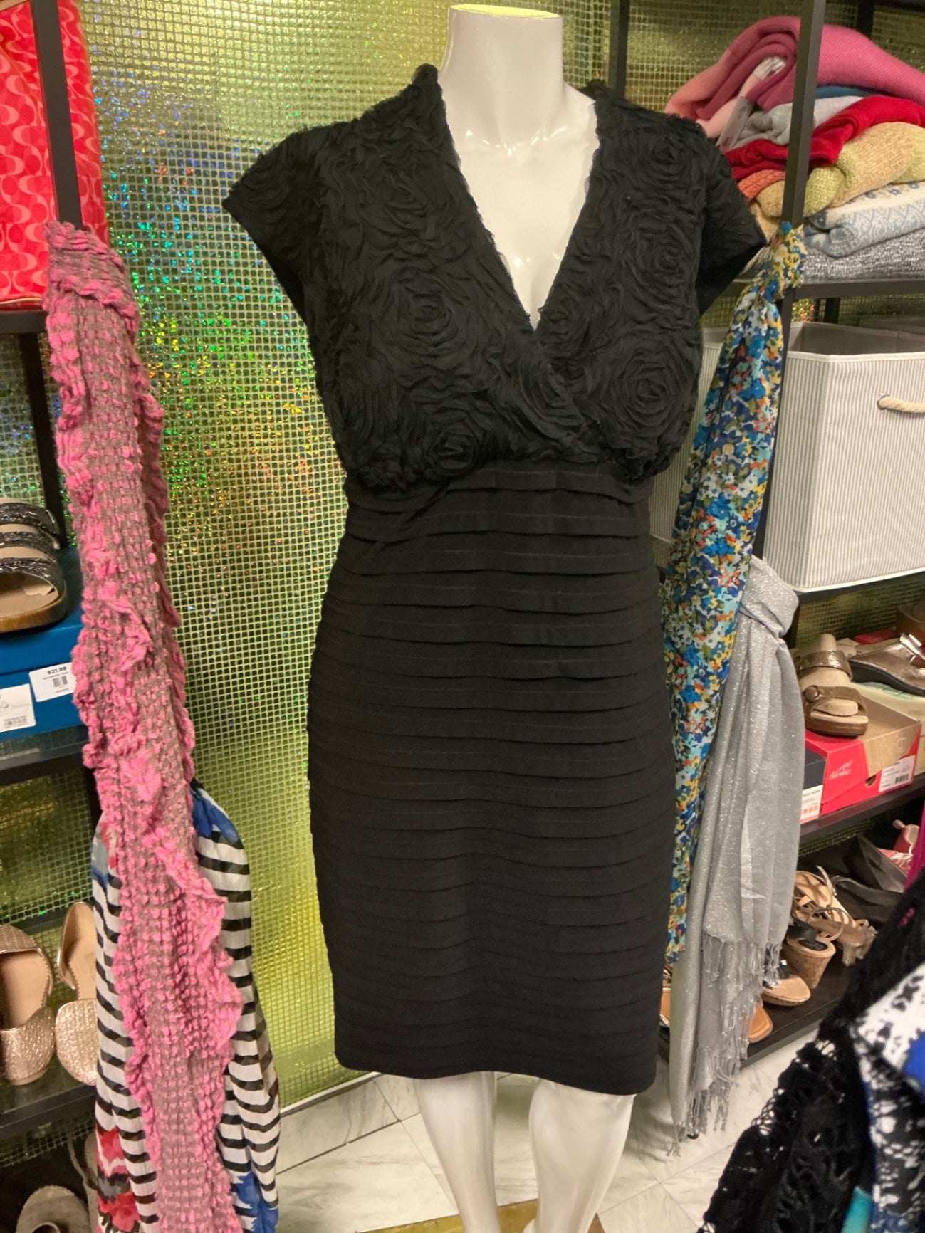 R & M Richards Dress - Black - 20W