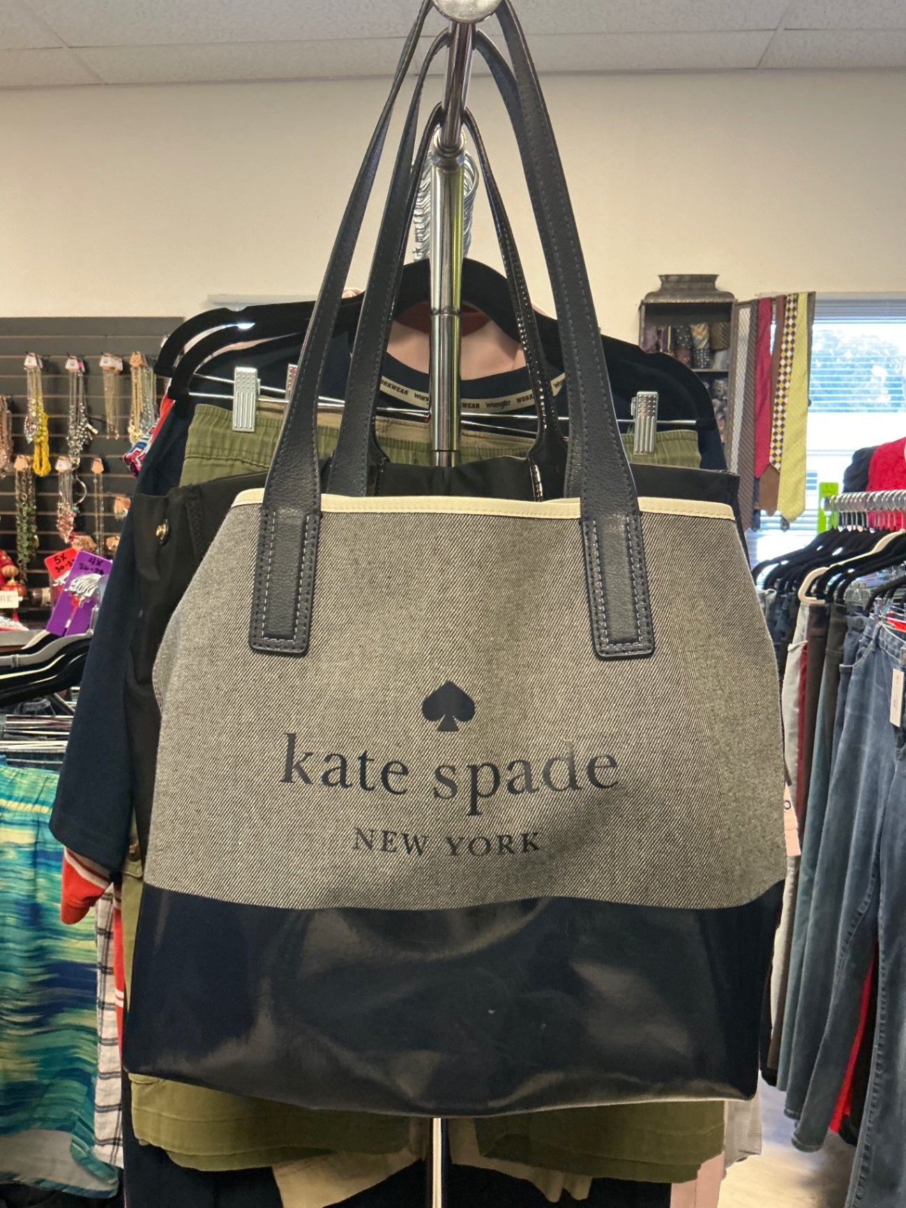 Kate Spade Tote Bag - Navy Blue -