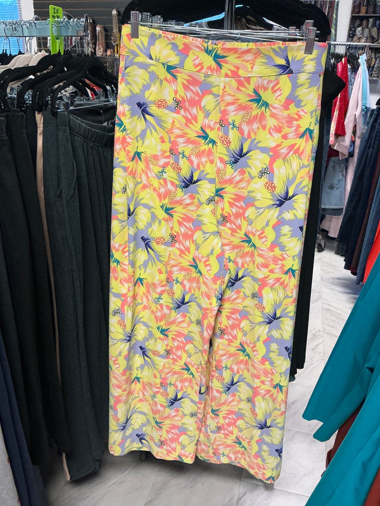 Jessica Simpson Wide-Leg Trousers - Yellow, Pink, Blue, Green - 3X NWT