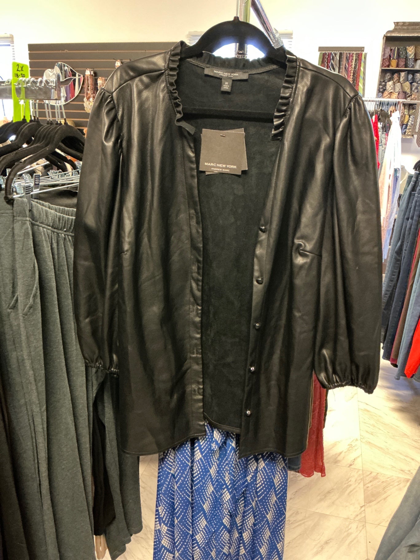 Marc New York Jacket - Black - 2X NWT