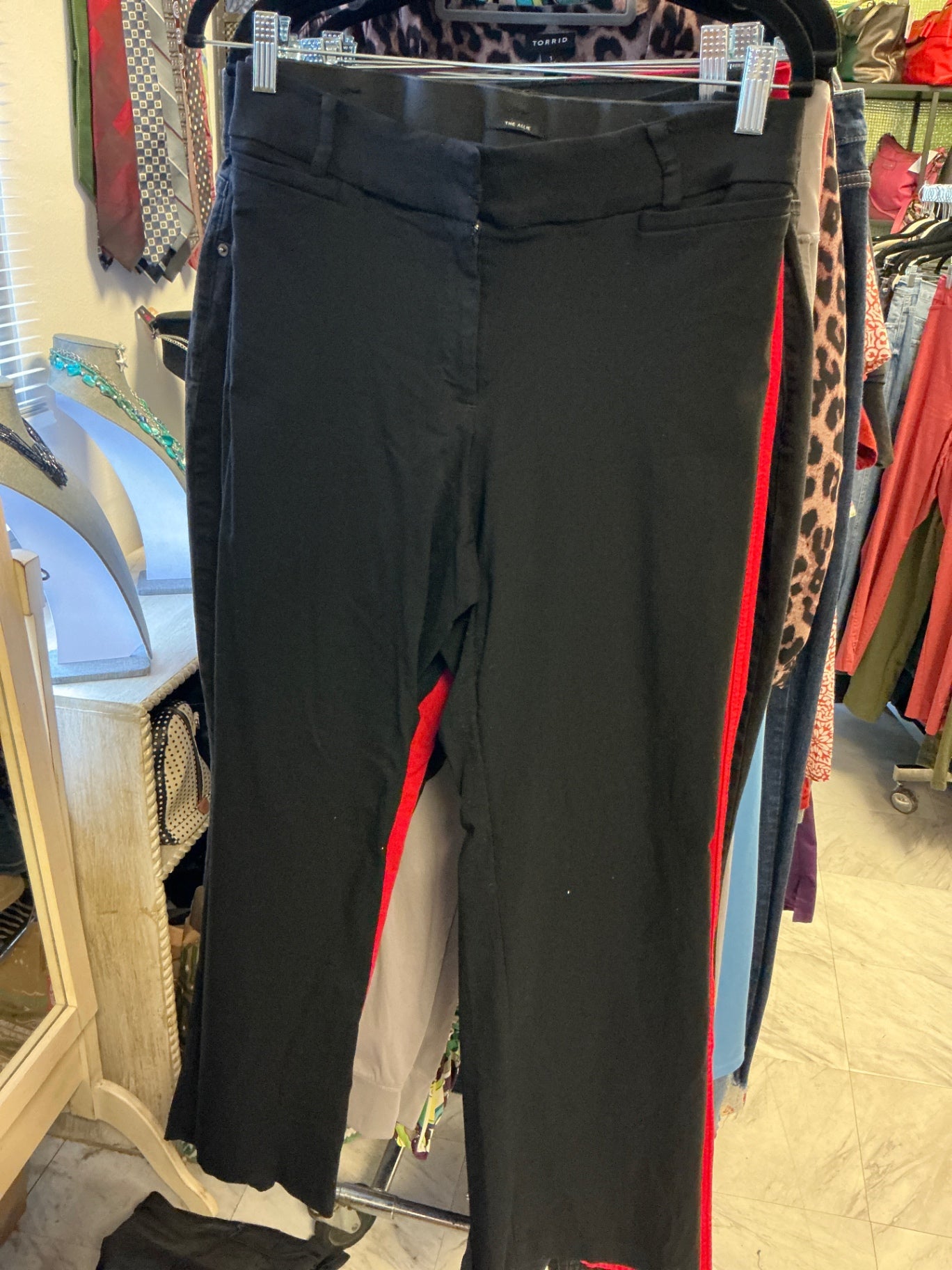 Lane Bryant Pants - Black with Red side stripe - 18R