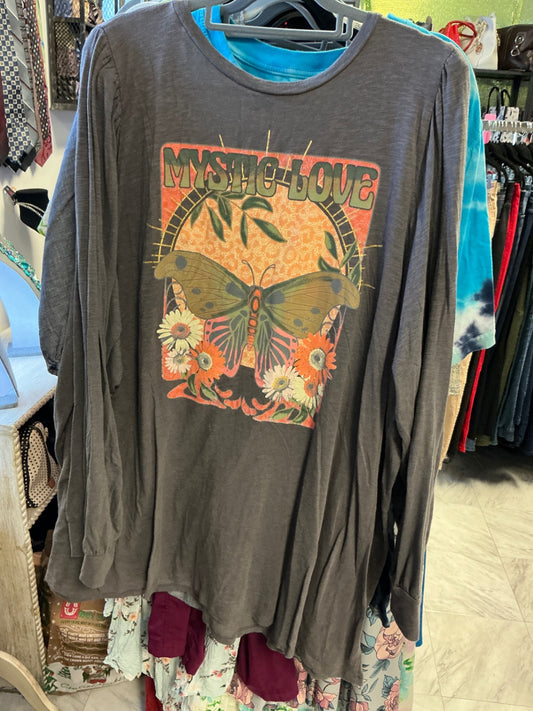 Torrid Long Sleeve T-Shirt - Gray - 6