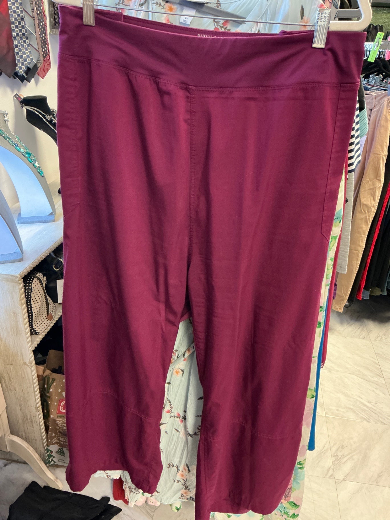 Healing Hands Scrubs Pants - Dark Fuchsia - 5X