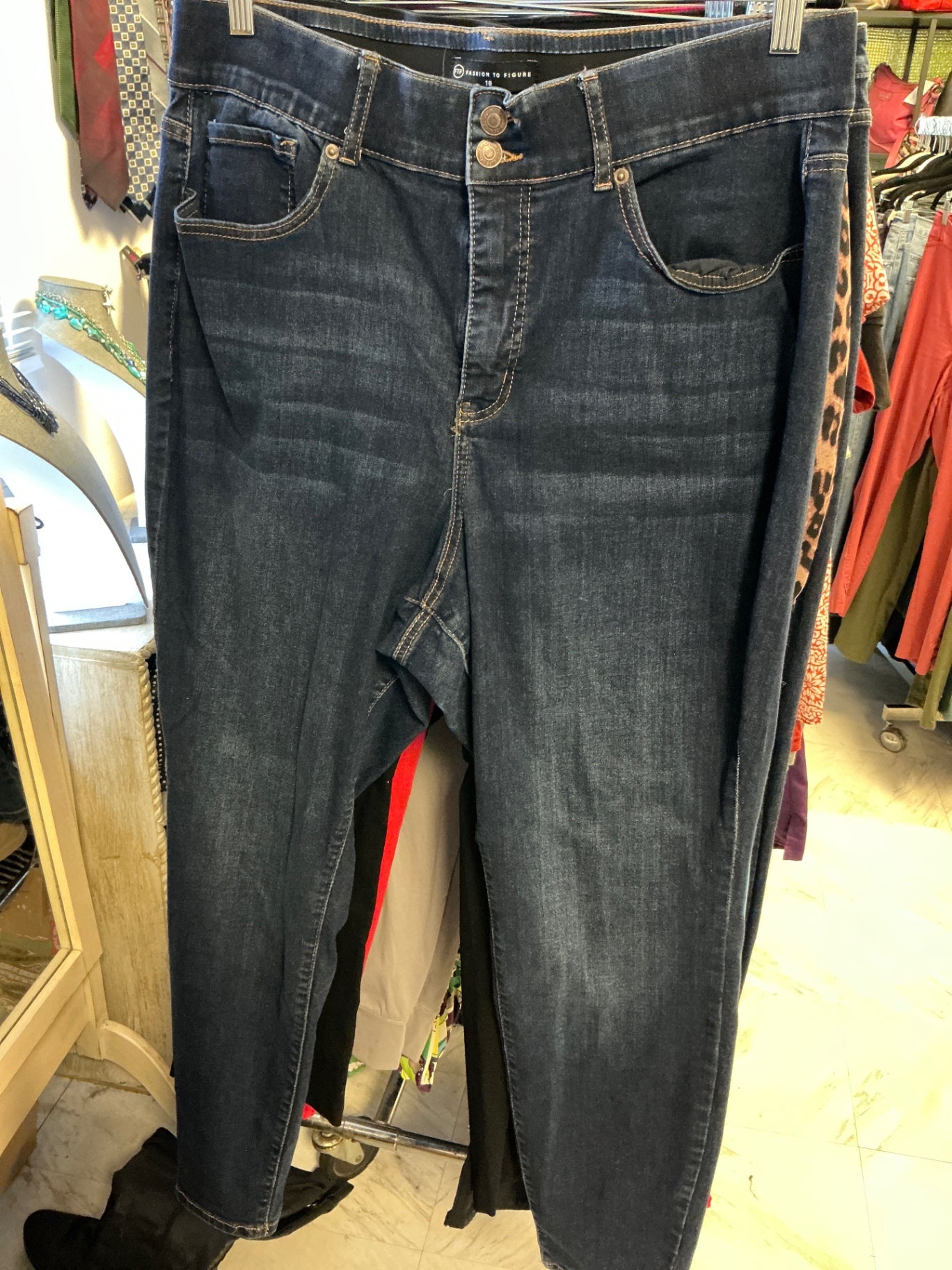 Fashion to Figure Jeans - Dark blue - 18