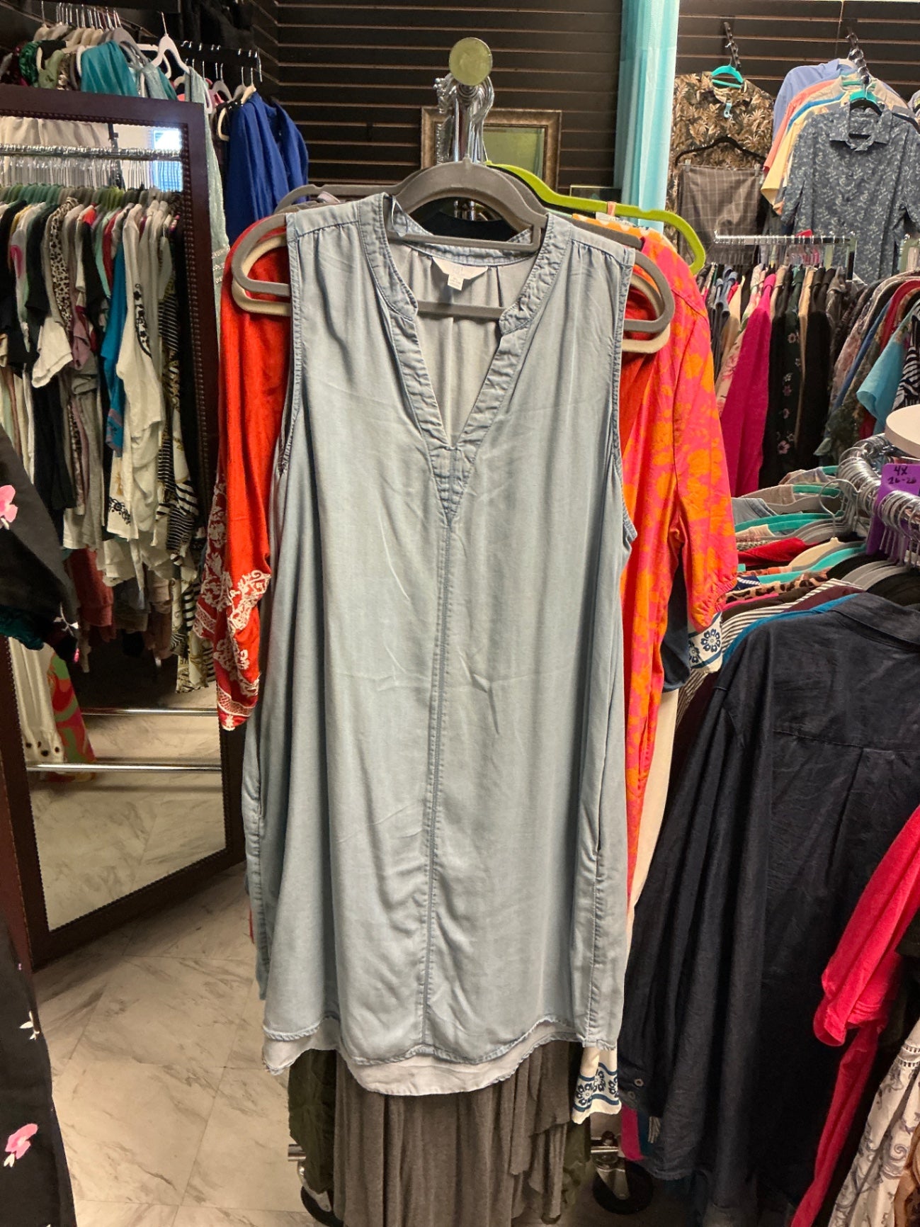 Time and Tru Dress - Light Blue - XL