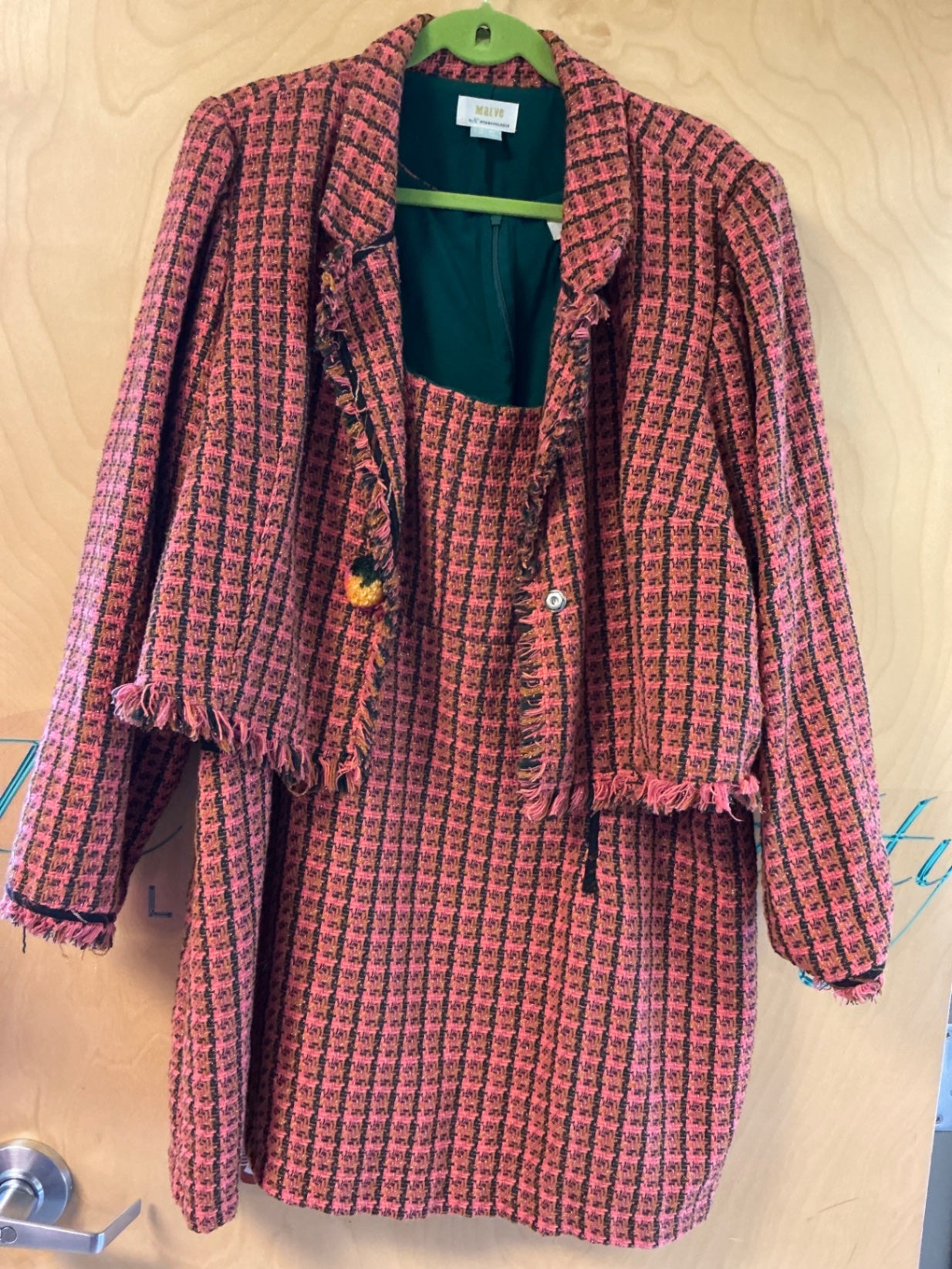 Maeve by Anthropologie Dress Suit - Pink/brown/black - 24W