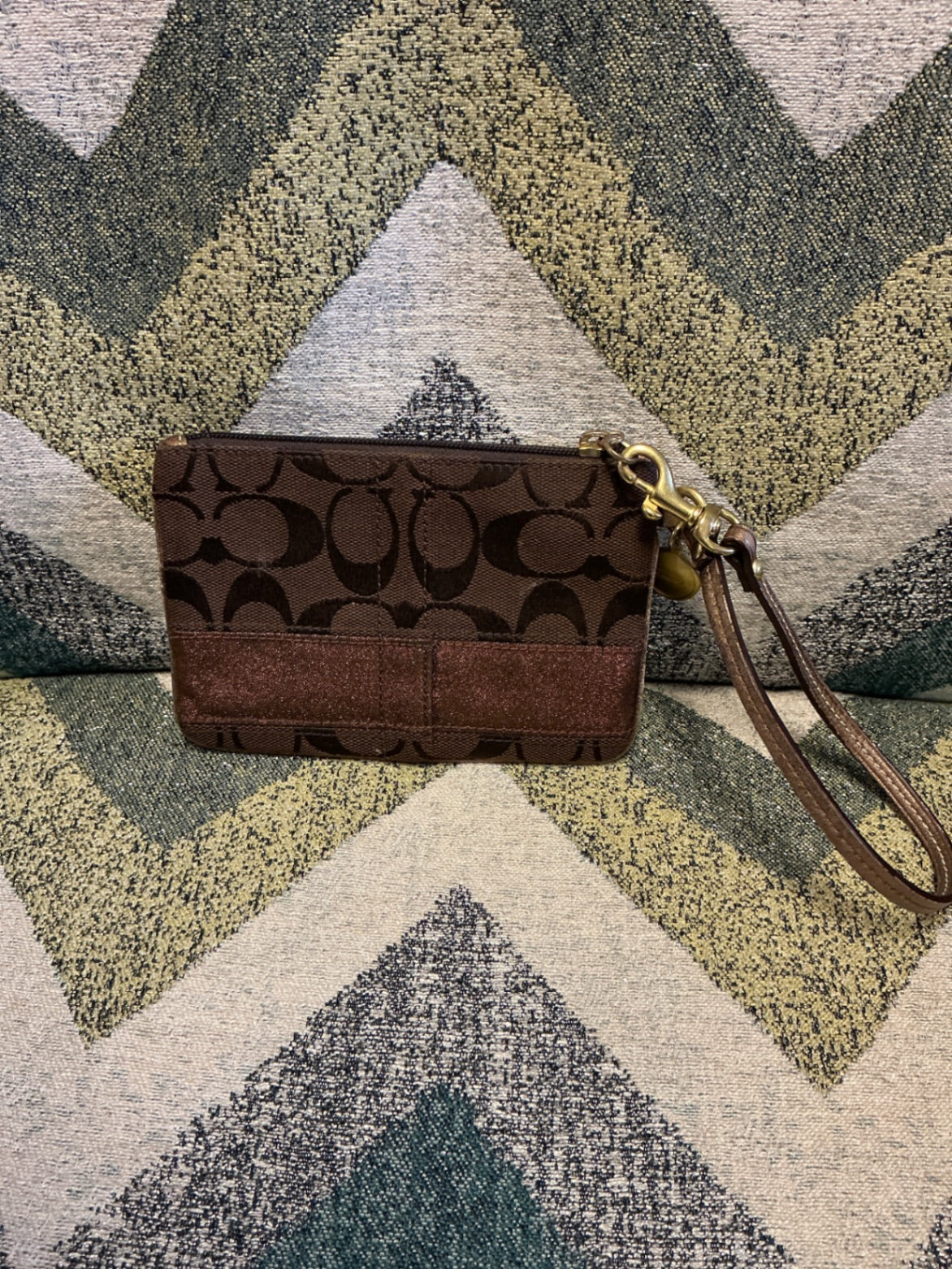 Coach Wristlet - Brown -