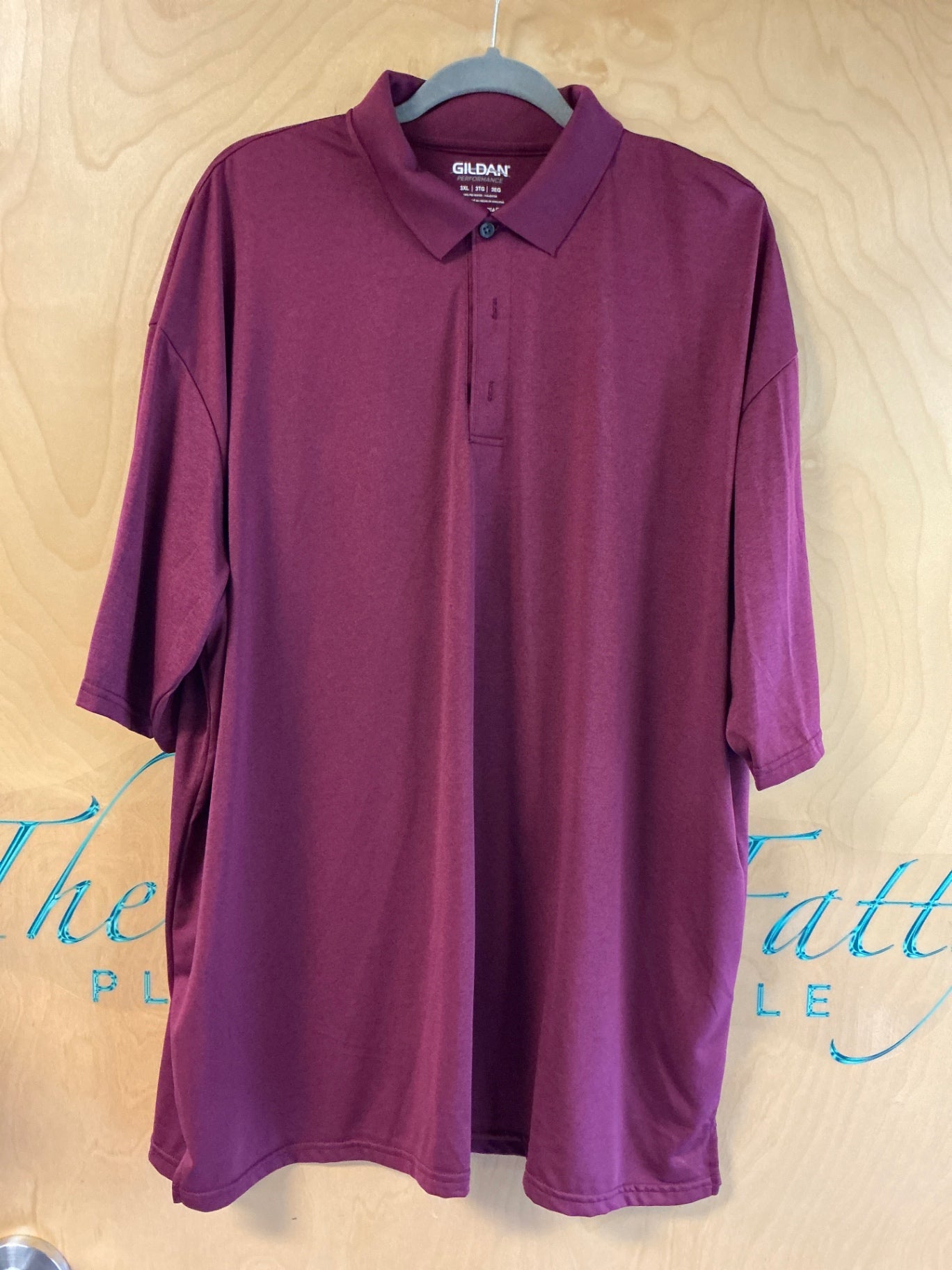 Gildan Quick Dry Polo Shirt - Maroon - 3XL