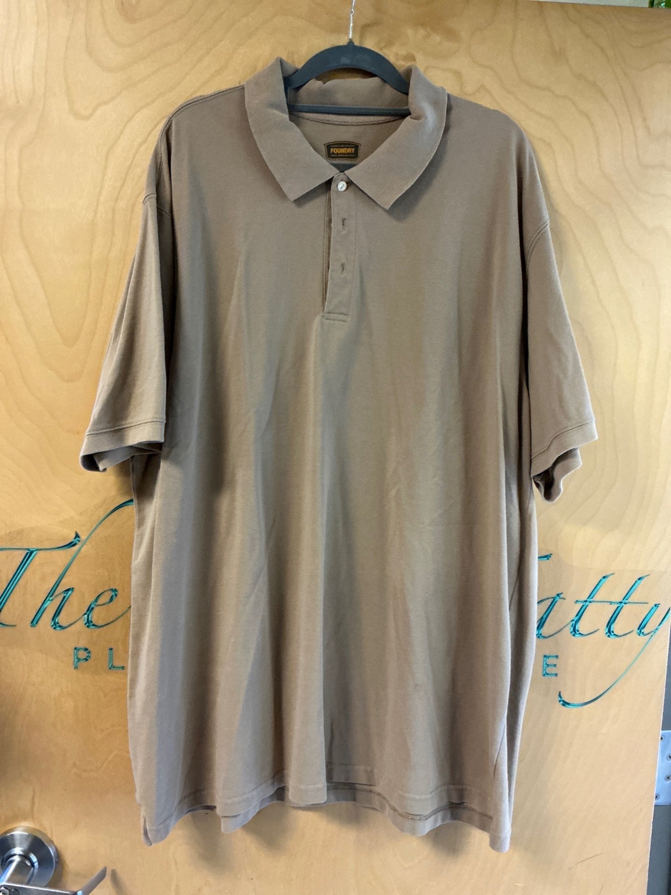 Foundry Polo Shirt - Beige - 3XLT