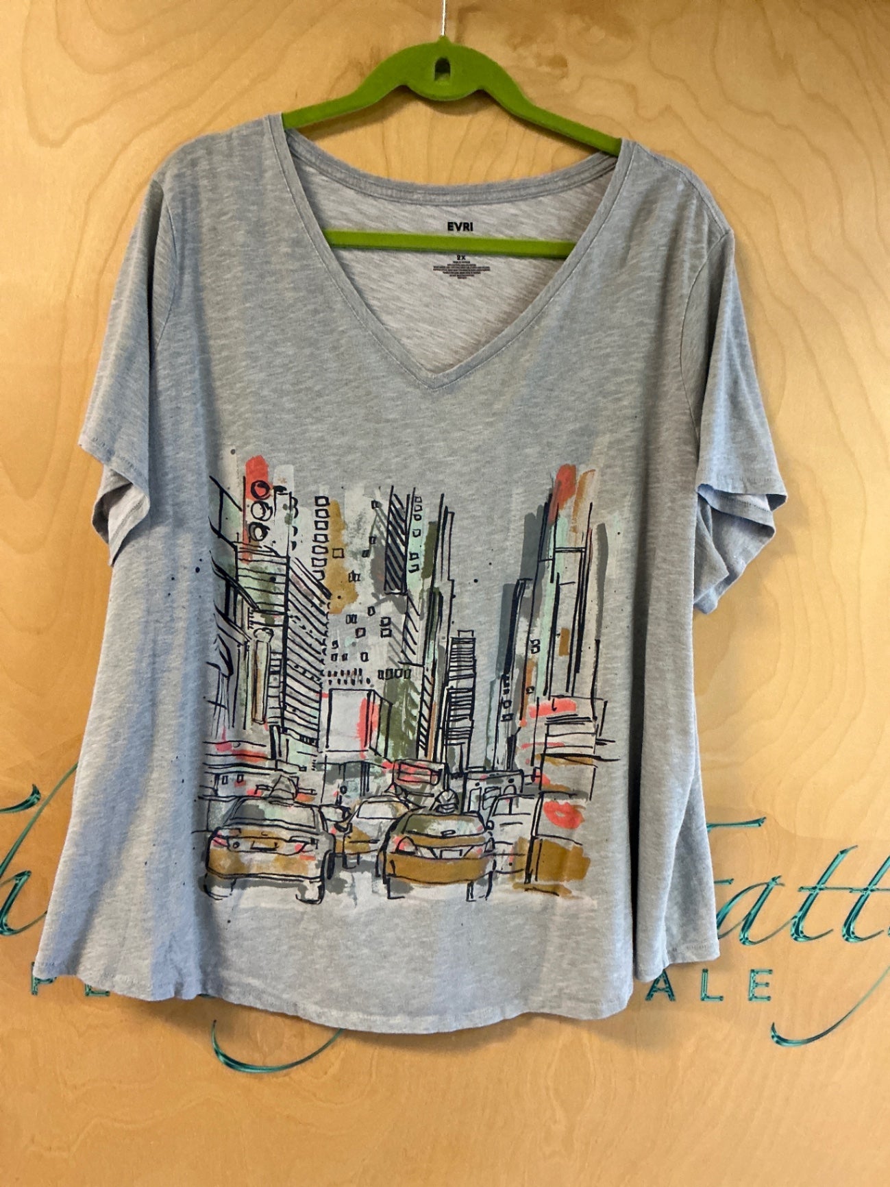 EVRI T-Shirt - Gray - 2X
